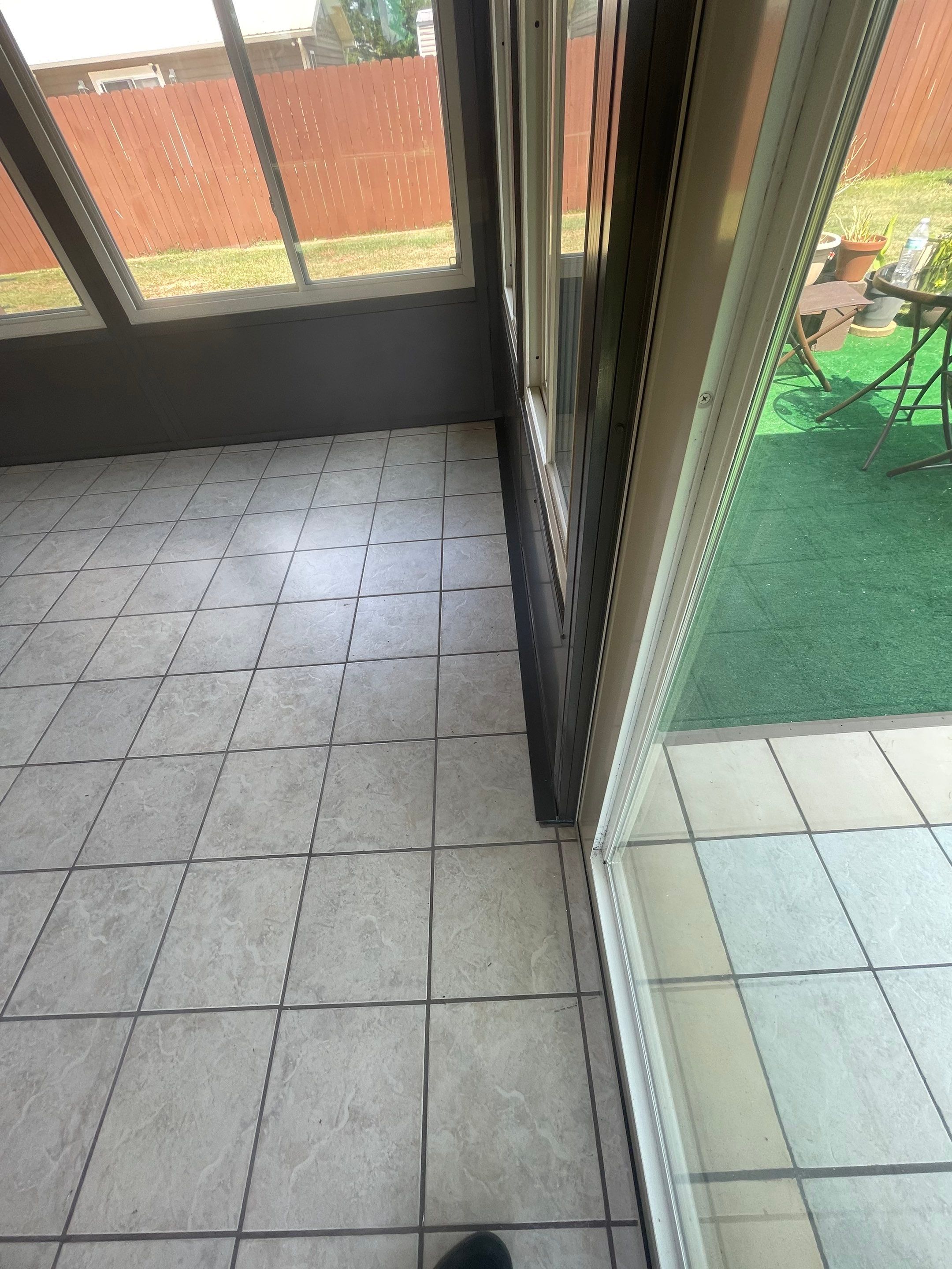 Glass Room using Colorbeam by Titan Sunrooms