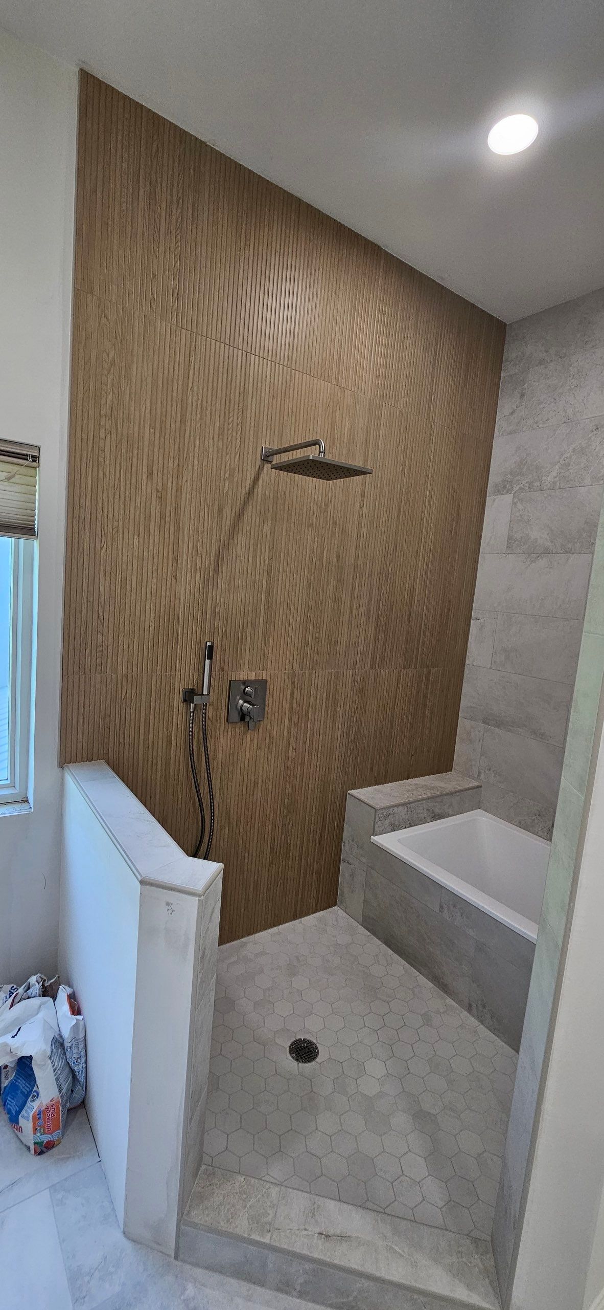 Shower Remodel Project in Houston by Blue Stone Construction Of Texas