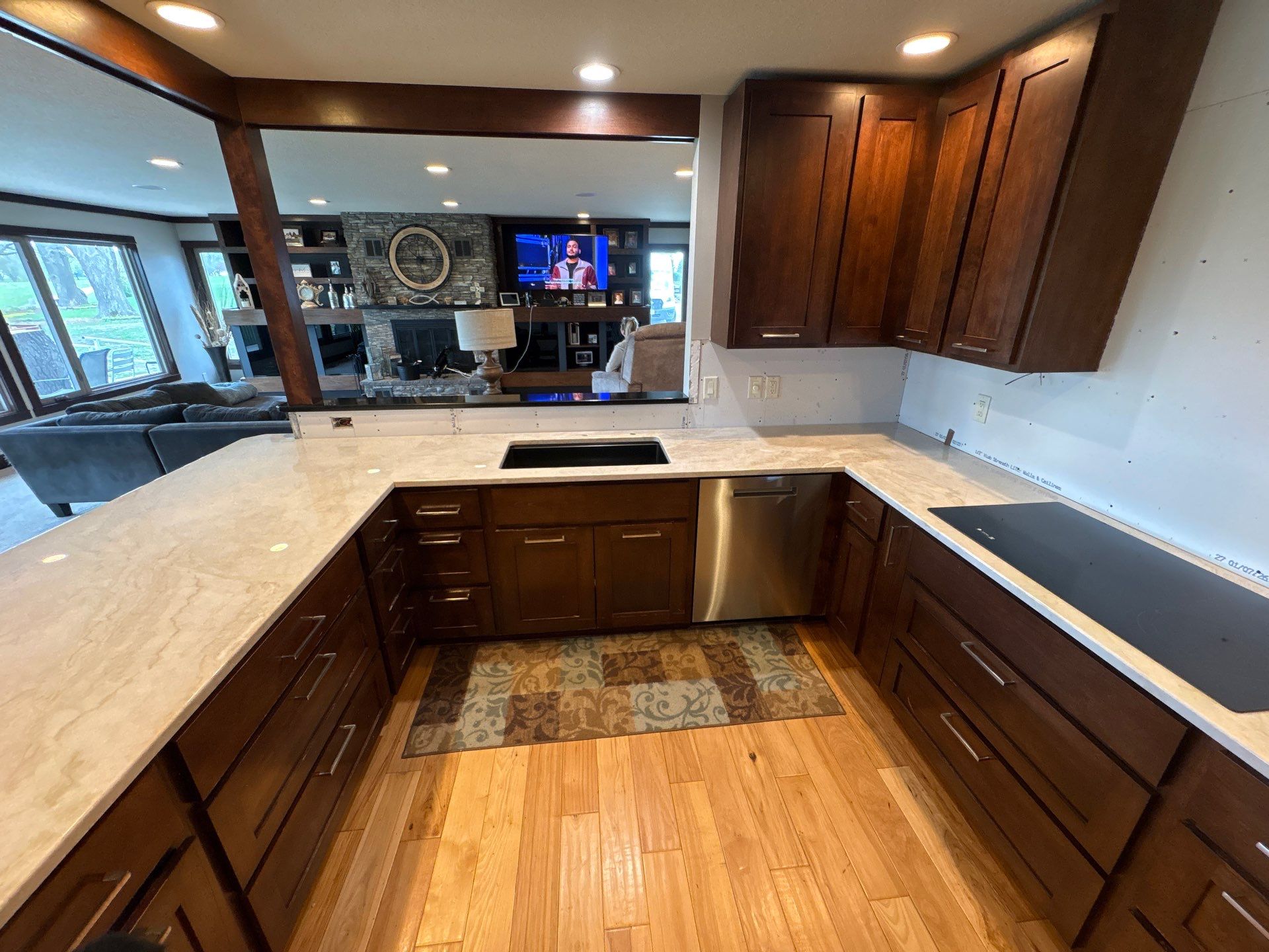 Project in Algona by Stone & Steel