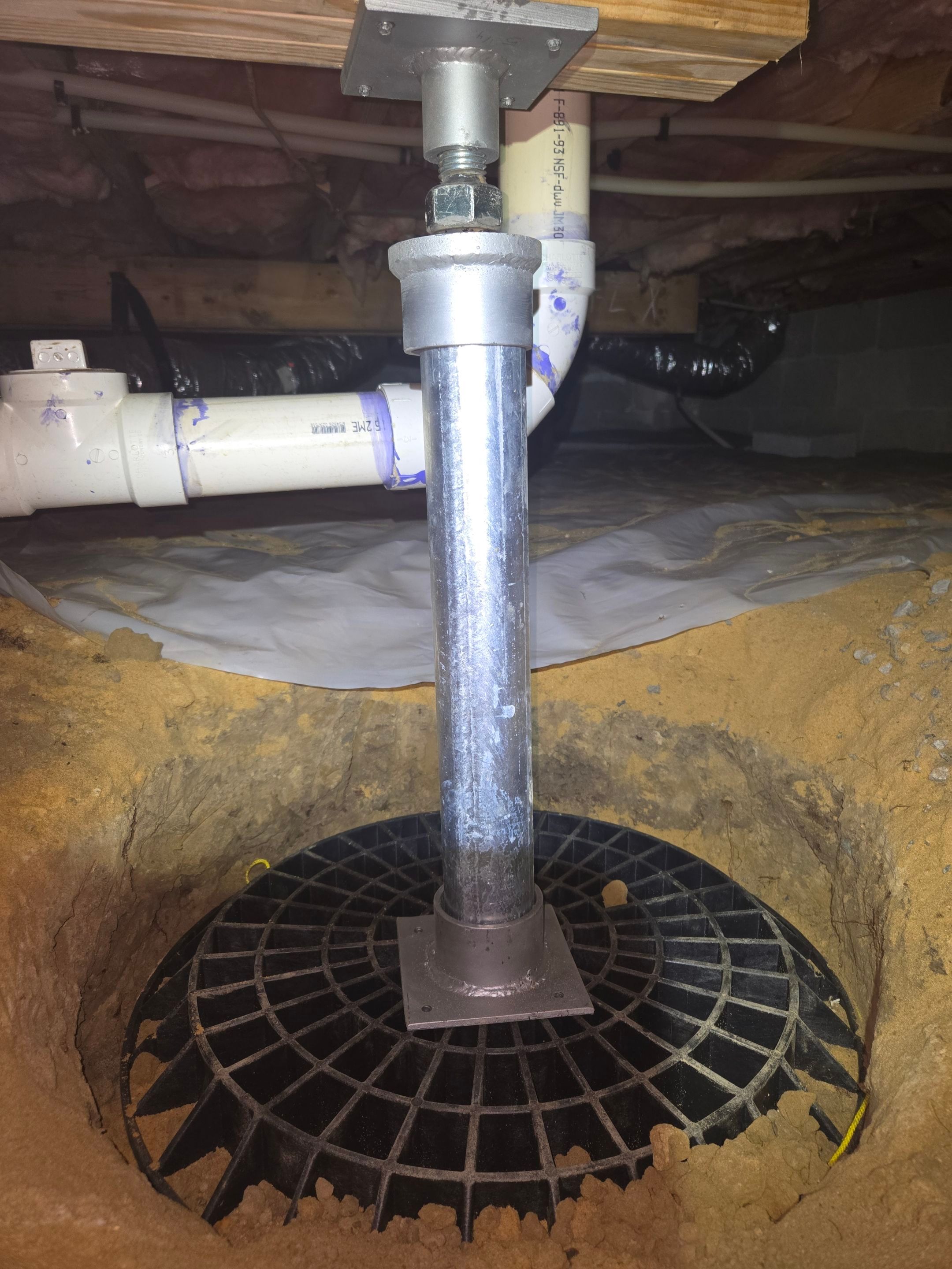 Project in Smithfield by Patriot Crawl Space Repairs