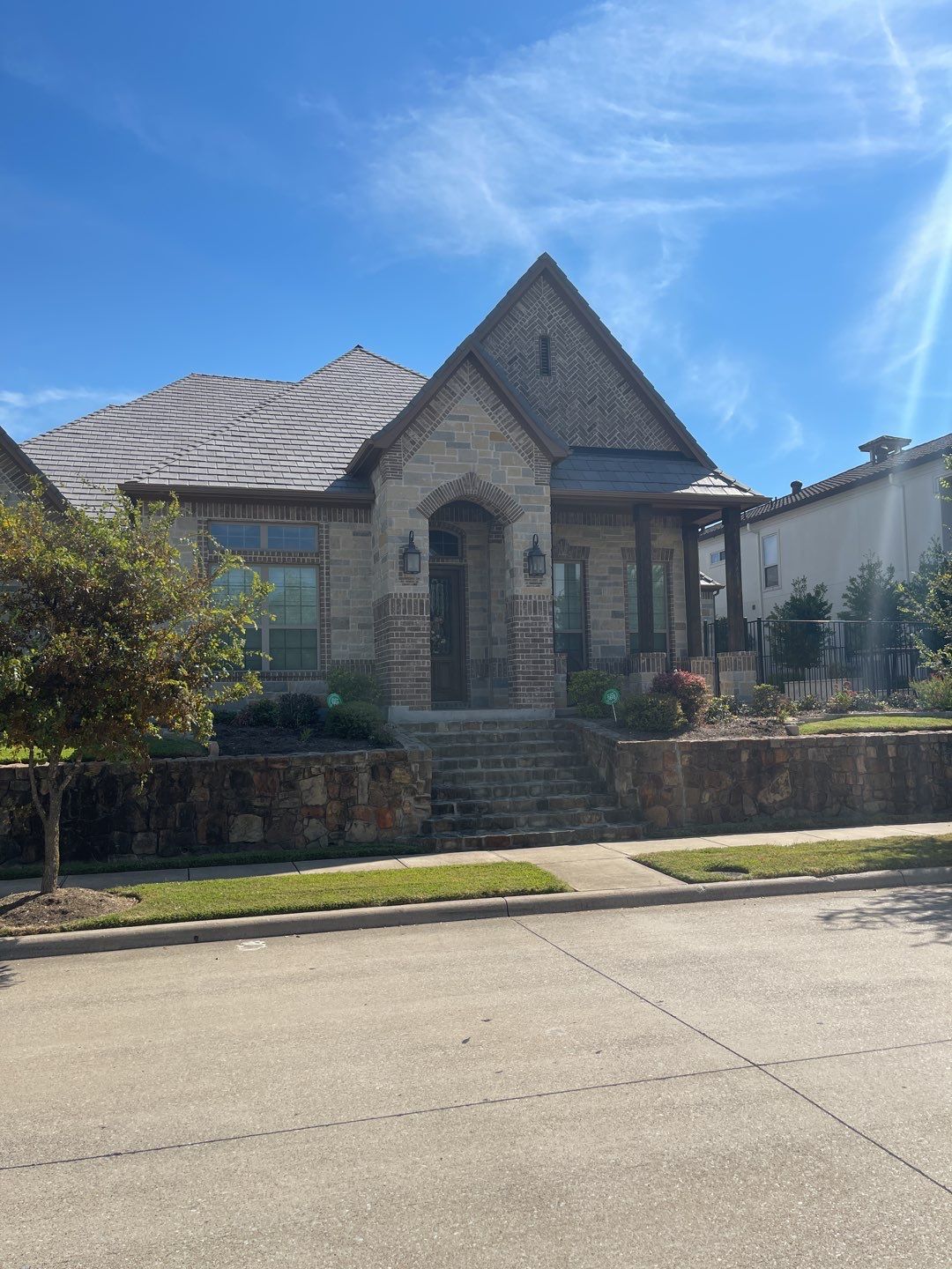 Roof Replacement using Davinci Bell Slate Shingles by Elite Roofing LLC
