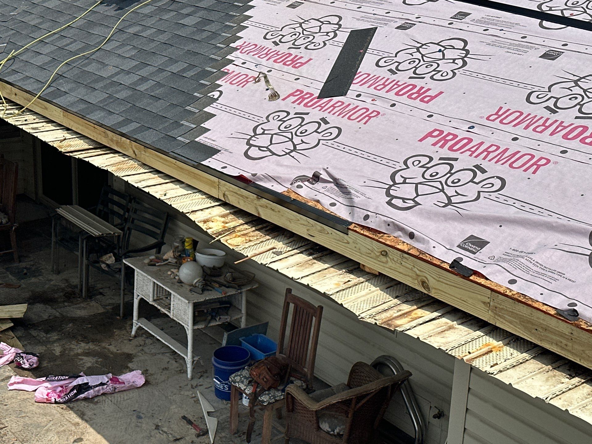 Project in Houston by Motion Roofing