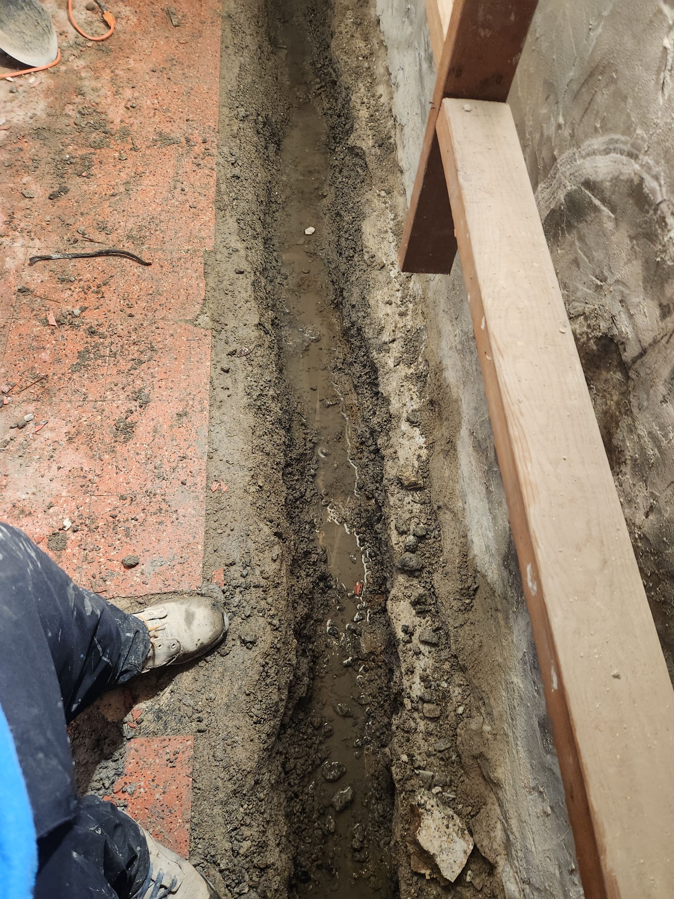 Interior French Drain & Mold Remediation Little Falls NJ by Pure Service Pro, LLC 