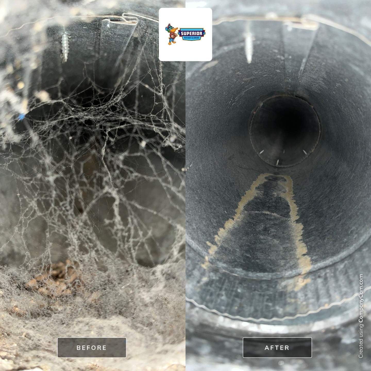 Air Duct Cleaning With a Vacuum Truck in Canfield, OH by Superior Air Duct Cleaning
