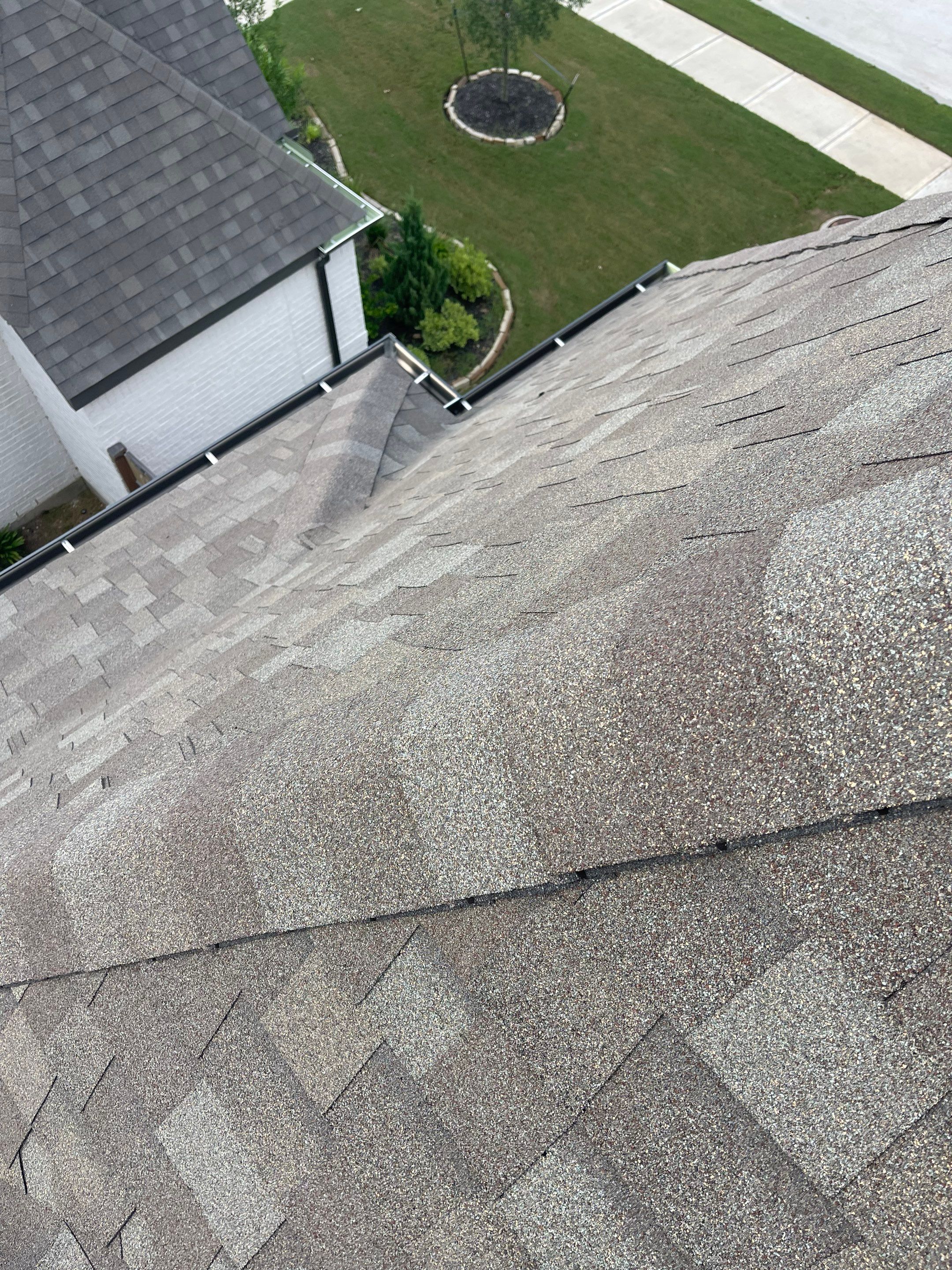 Hail Damage using Owen's Corning Duration (Lifetime) Shingles by Roof Repair Company