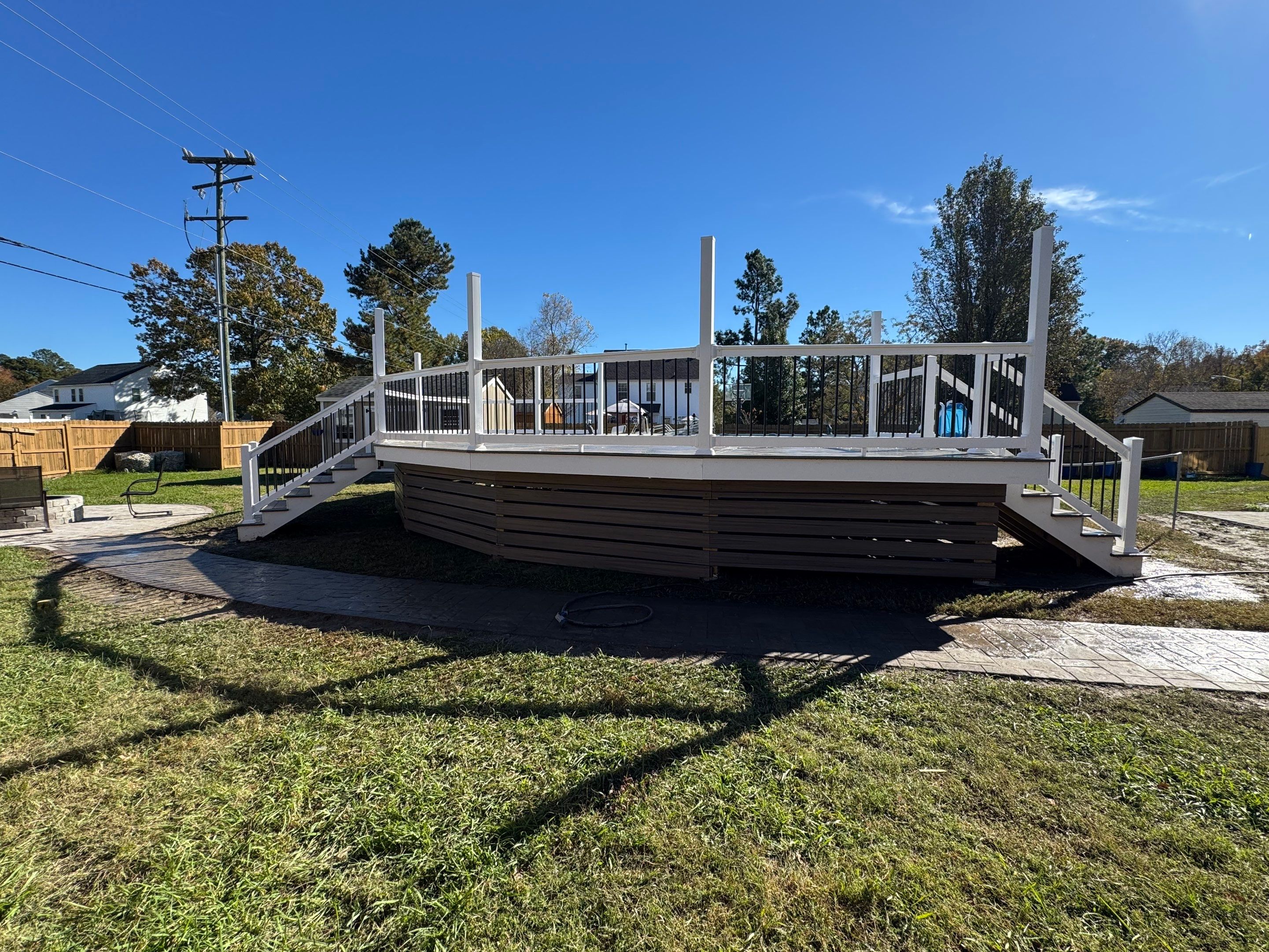 Stunning New Deck! by Tidewater Fence