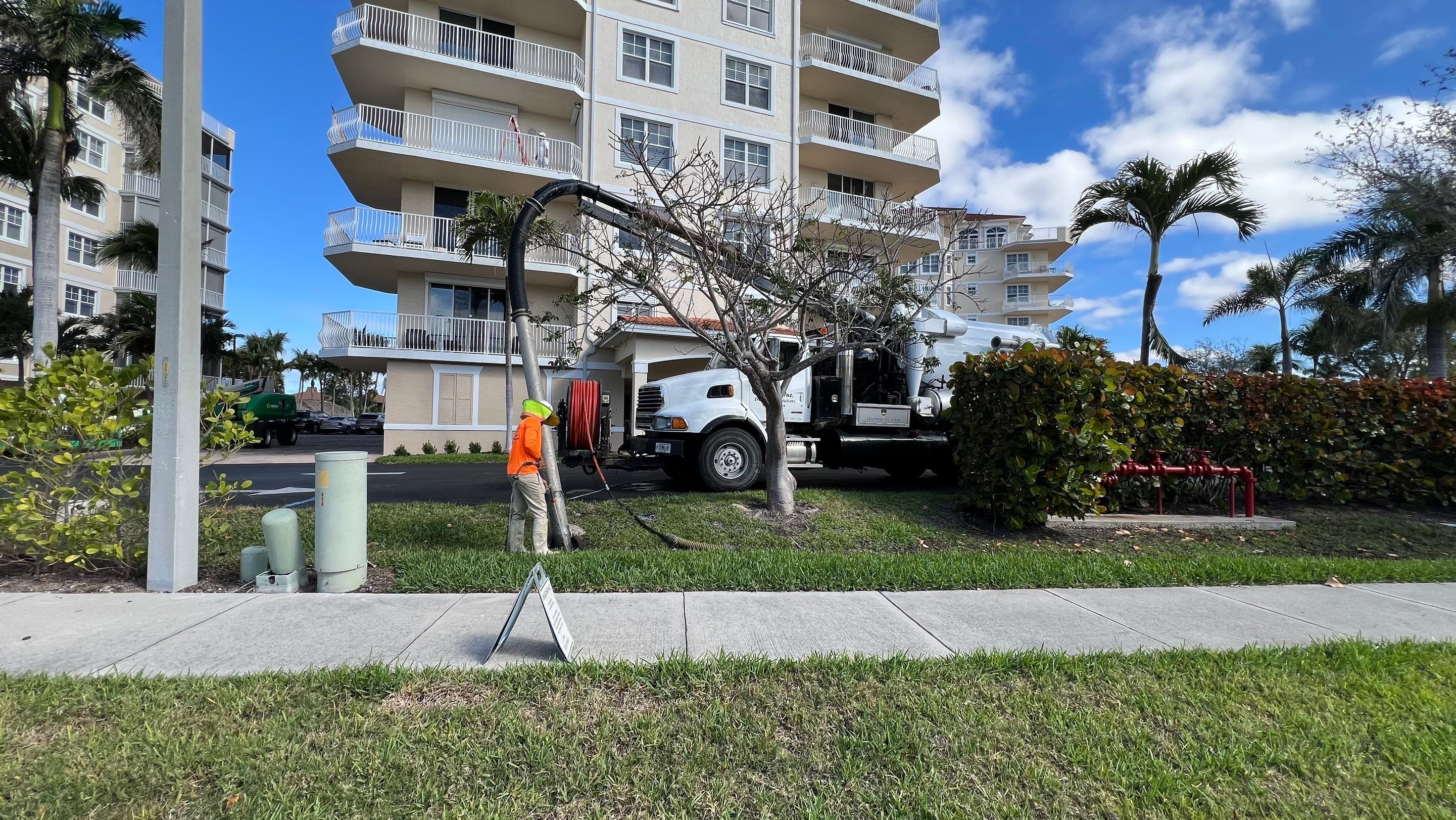 Condo Complex Stormwater System Maintenance by Don Mar, Inc. Storm Water Solutions