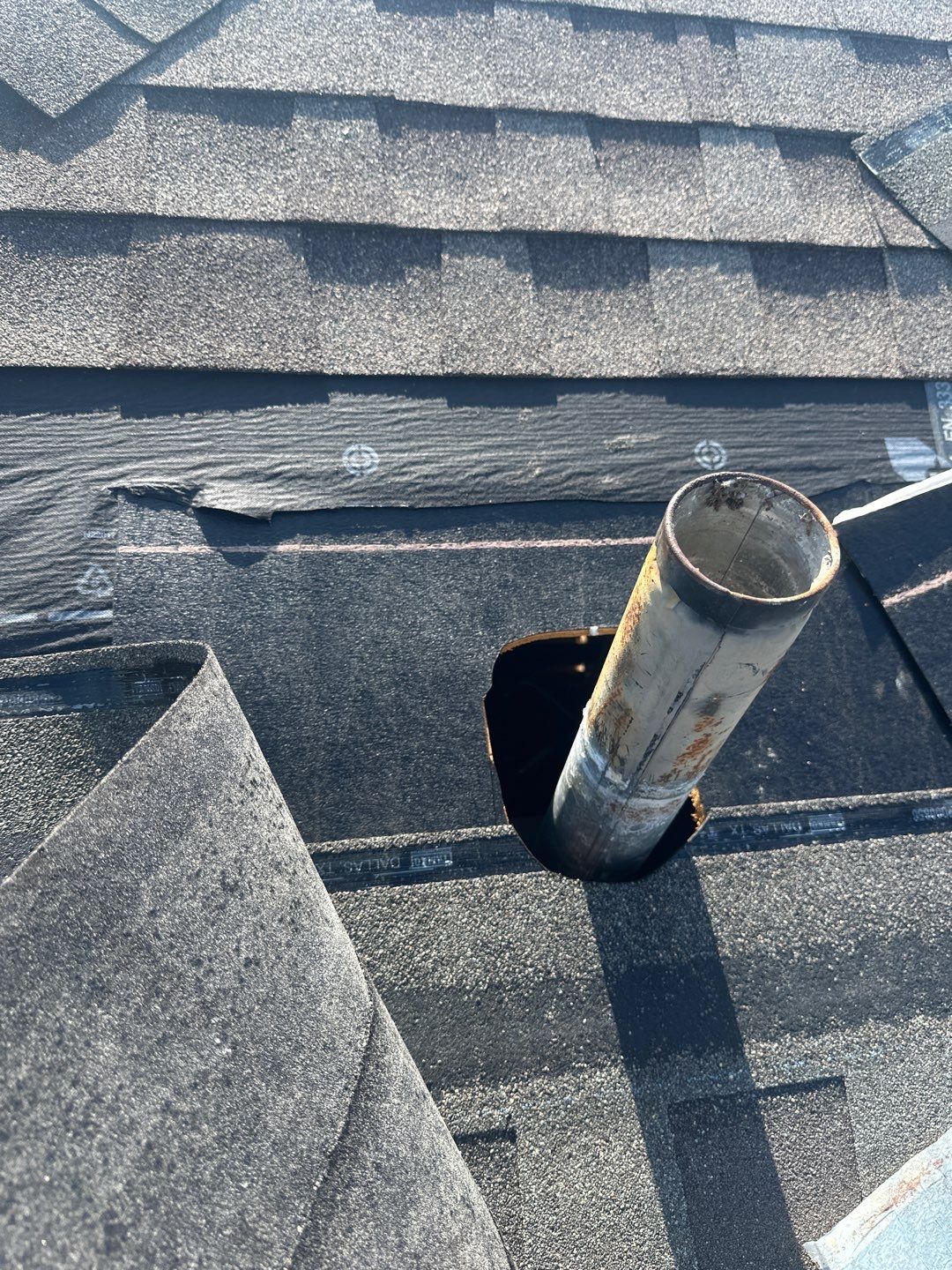 Hail Damage using Owen's Corning Duration (Lifetime) Shingles by Roof Repair Company