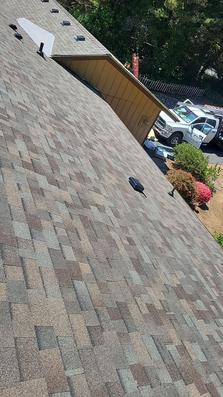 Residential Roofing Installation using Malarkey Highlander with GAF 60mil TPO by Orezona Building & Roofing Company, Inc.