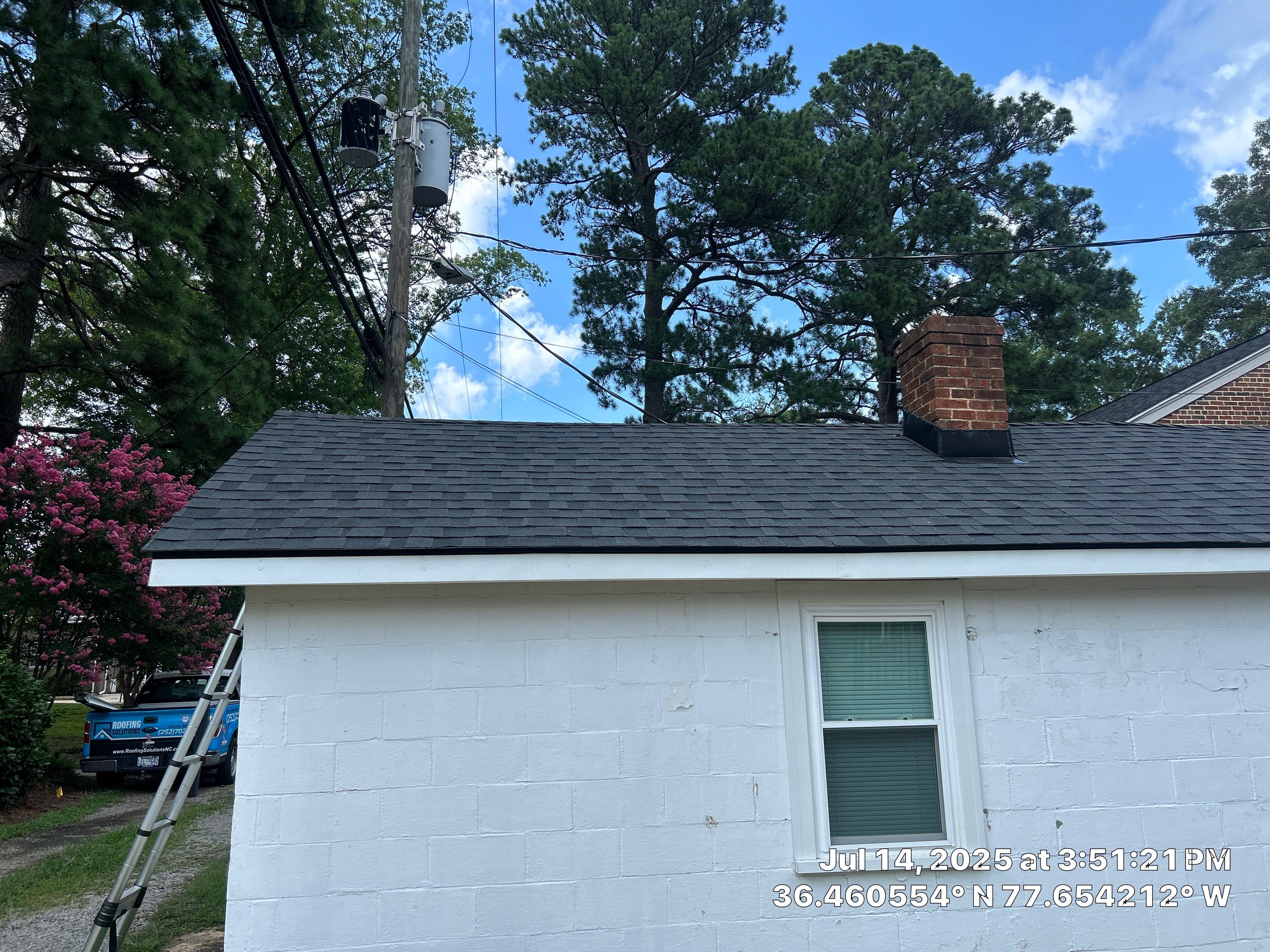 Roofing Project in Roanoke Rapids by Roofing Solutions