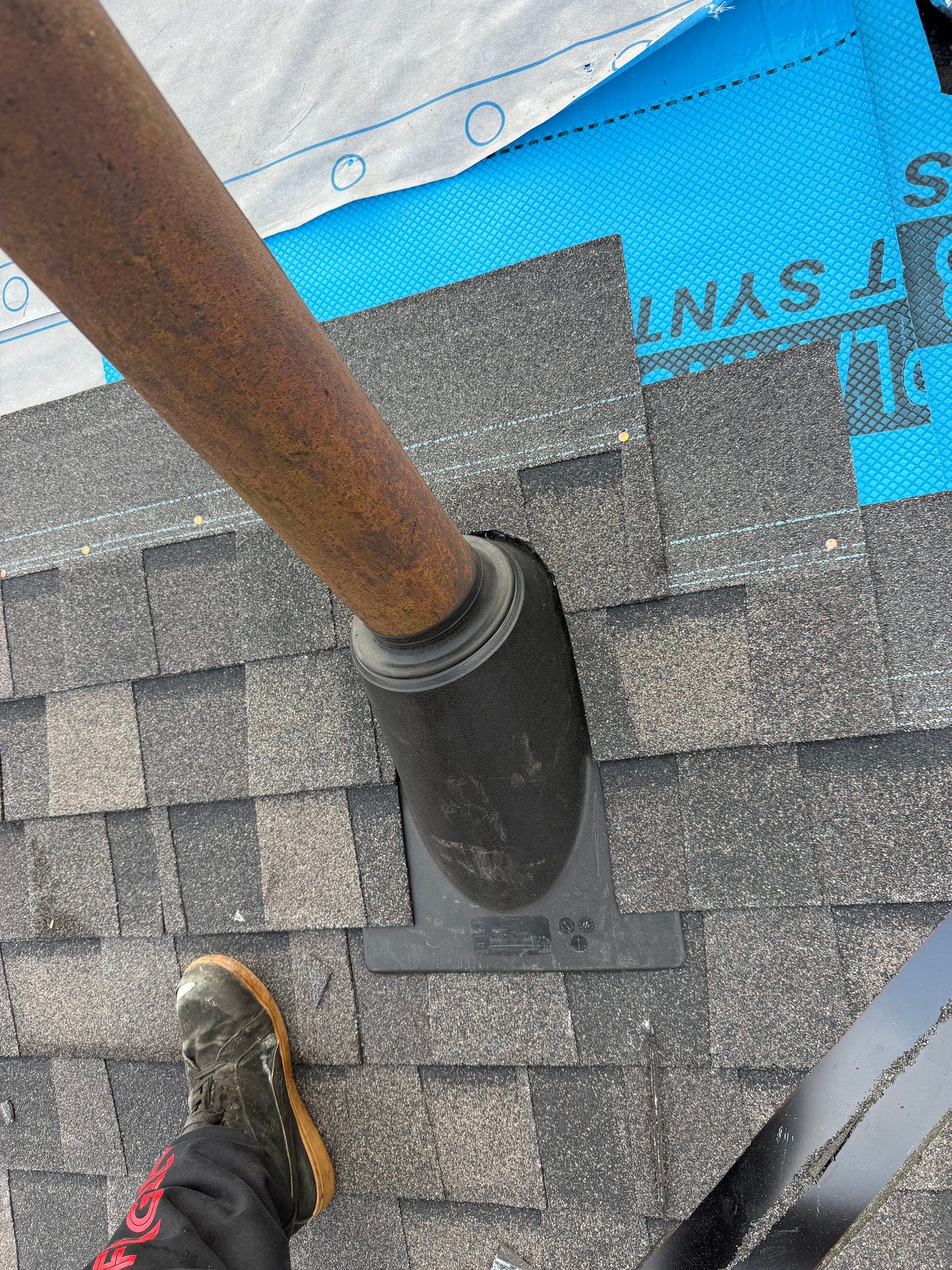 Project in Hamilton by The Roofing Crew