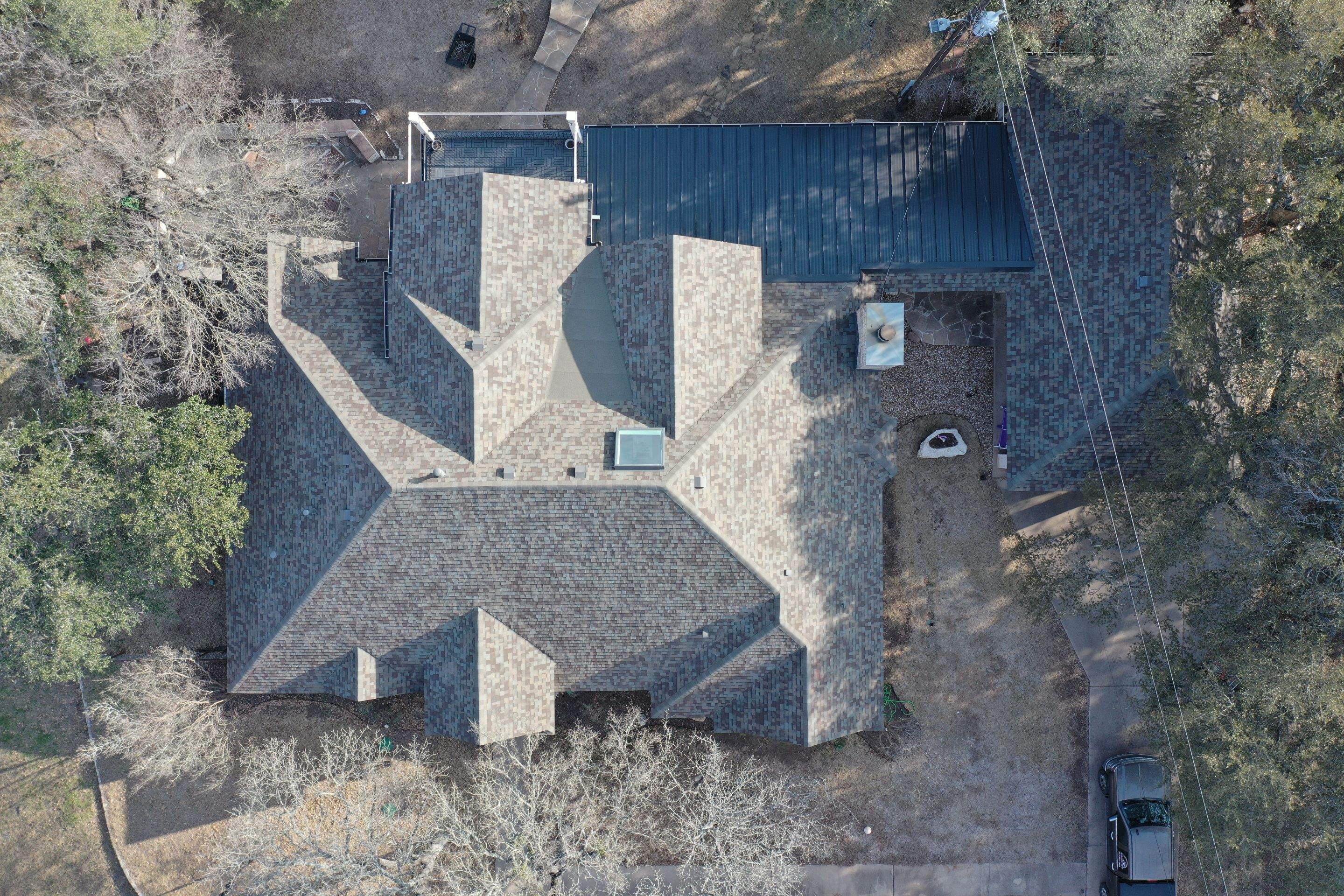 Residential Roof Replacement using Owens Corning Duration by Action Exteriors Austin