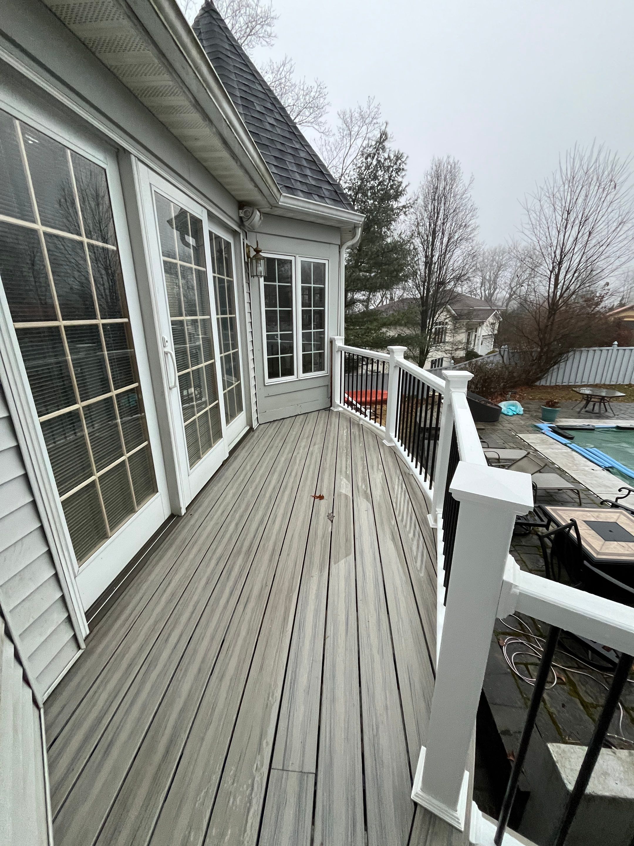 Custom deck using Deckorators by Burke Home Services