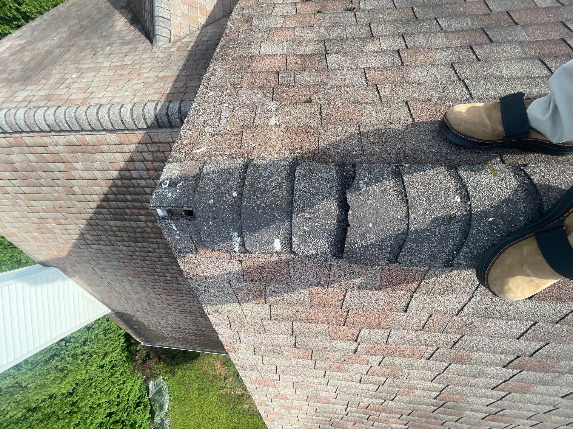 Residential Roofing Installation using Owens Corning Duration Driftwood by A Plus Exterior