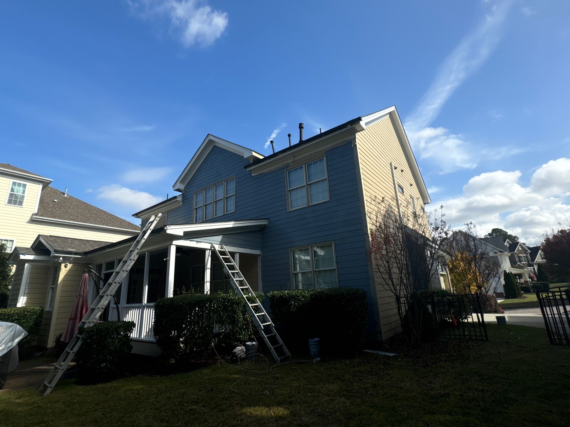 Exterior Painting Cary NC (Victoria B.) by GonzalezPainters & Contractors Inc 