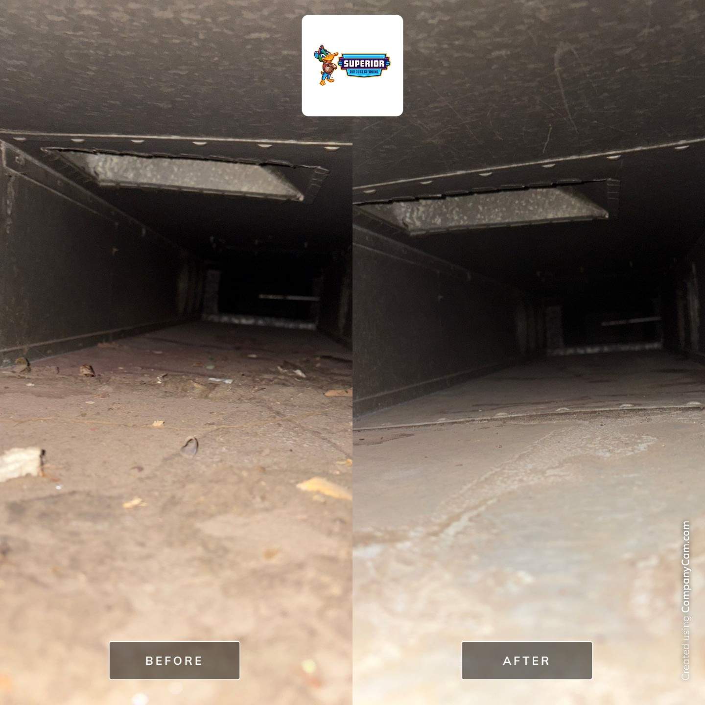 Air Duct Cleaning With a Vacuum Truck in Enon Valley, PA by Superior Air Duct Cleaning