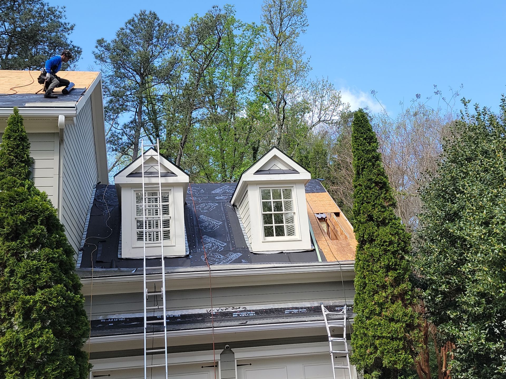 Residential Roofing Installation using Owens Corning by Inspector Roofing and Restoration