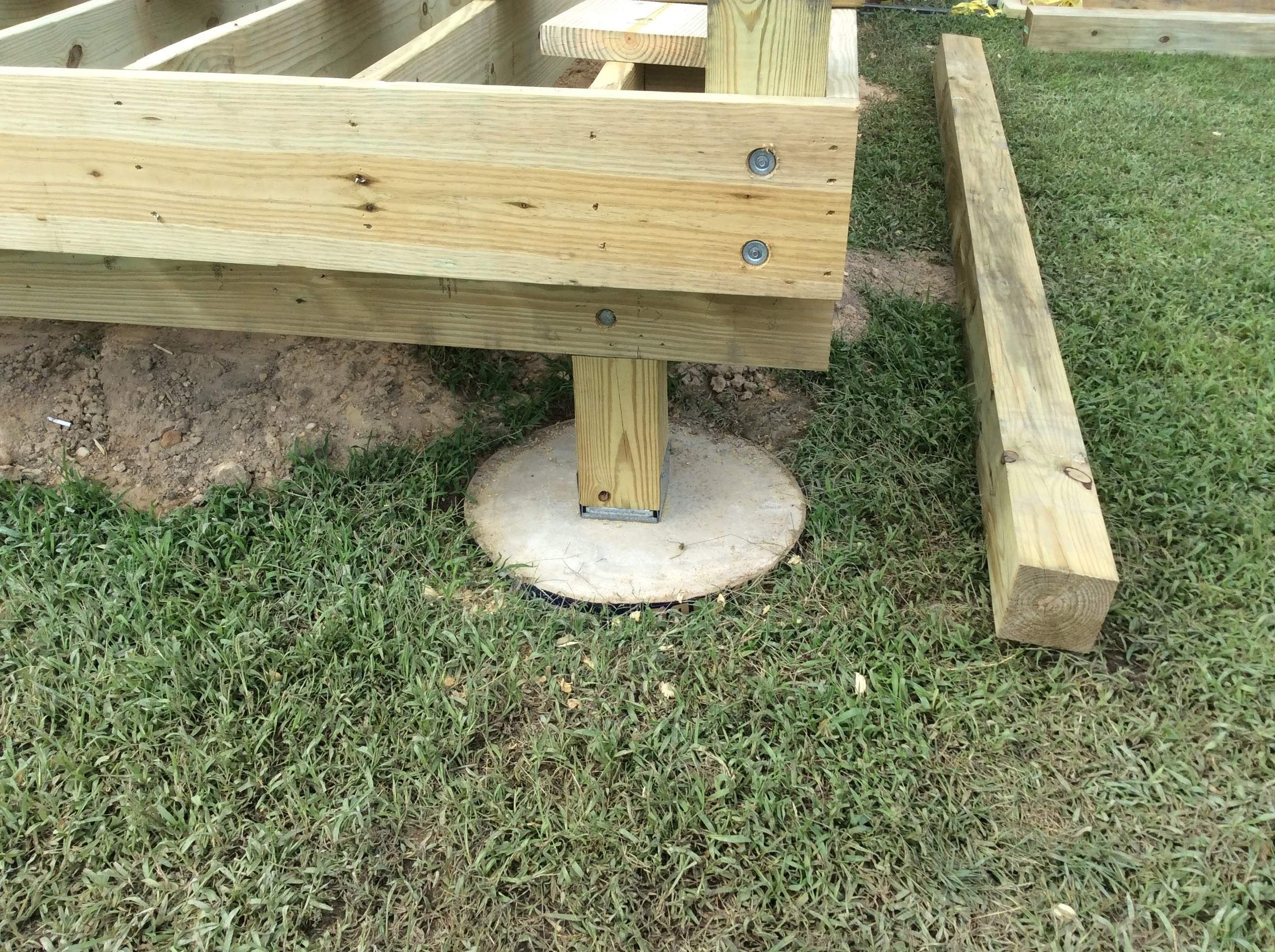 Deck Installation using New Composite Deck Board by Alpha Design Services