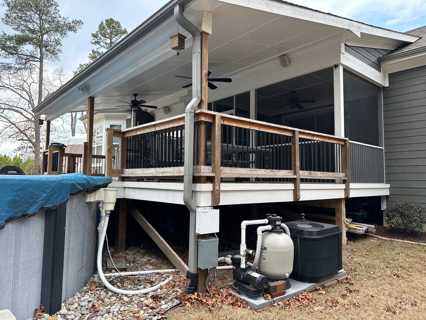 Weathered Deck using Wood Sealant by DuraSeal
