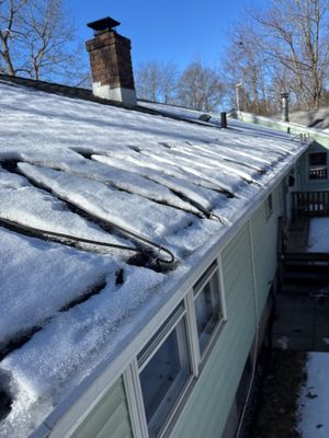Ice Dam Removal using GAF