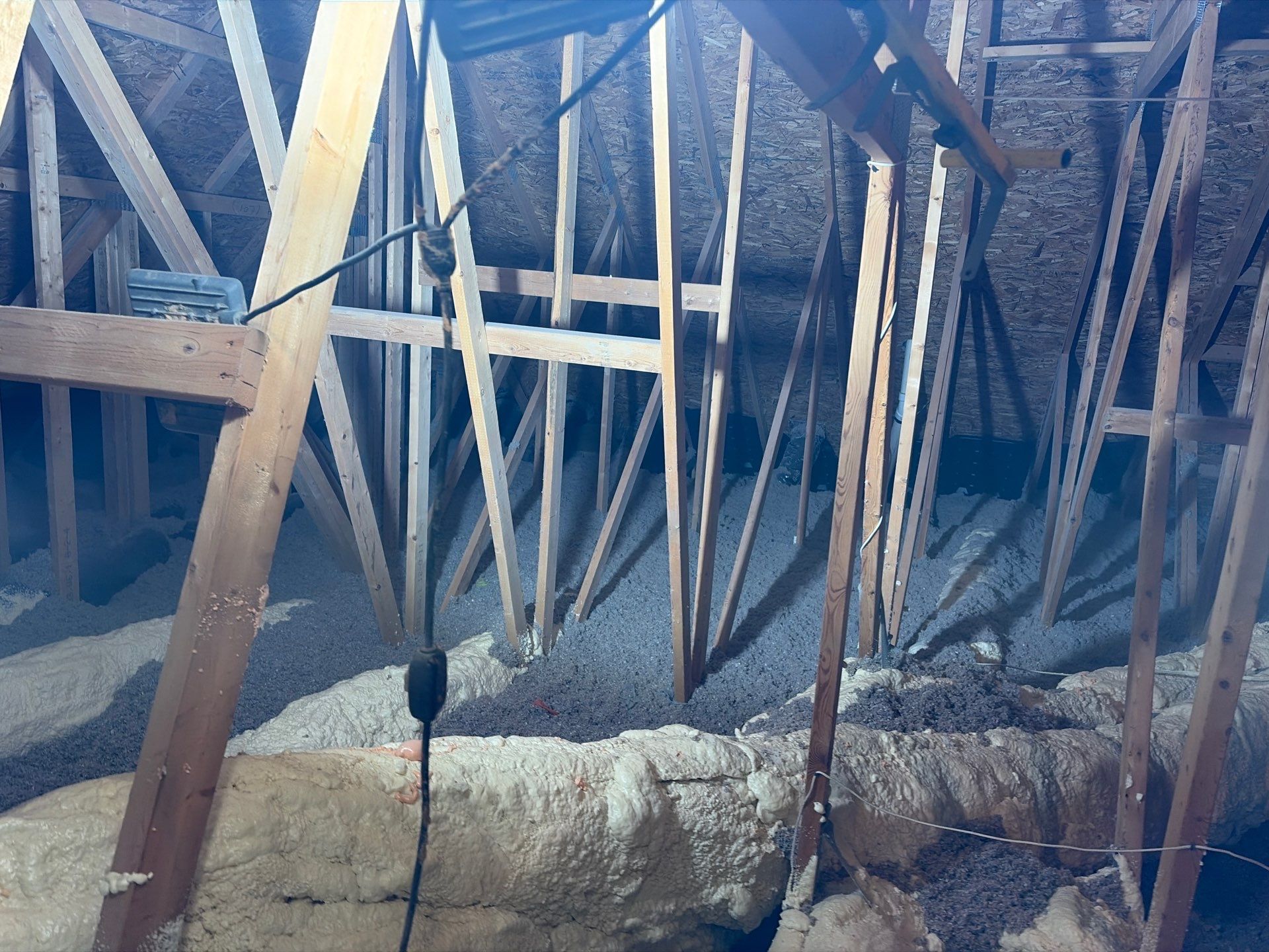 Sanitizing and Transforming a 2,100 sq ft Attic for a Better Home Performance by Home Environment Solutions