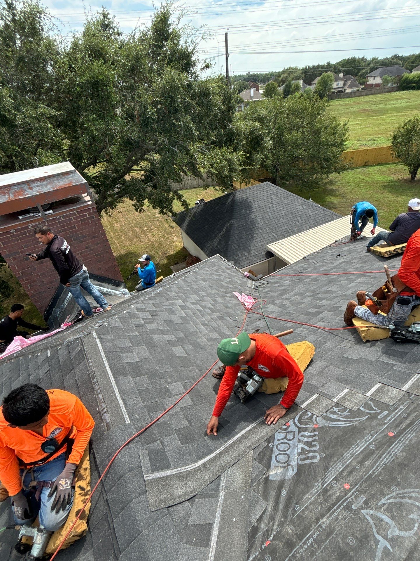 Residential Roofing Installation using Owen's Corning Duration (Lifetime) Shingles by Roof Repair Company