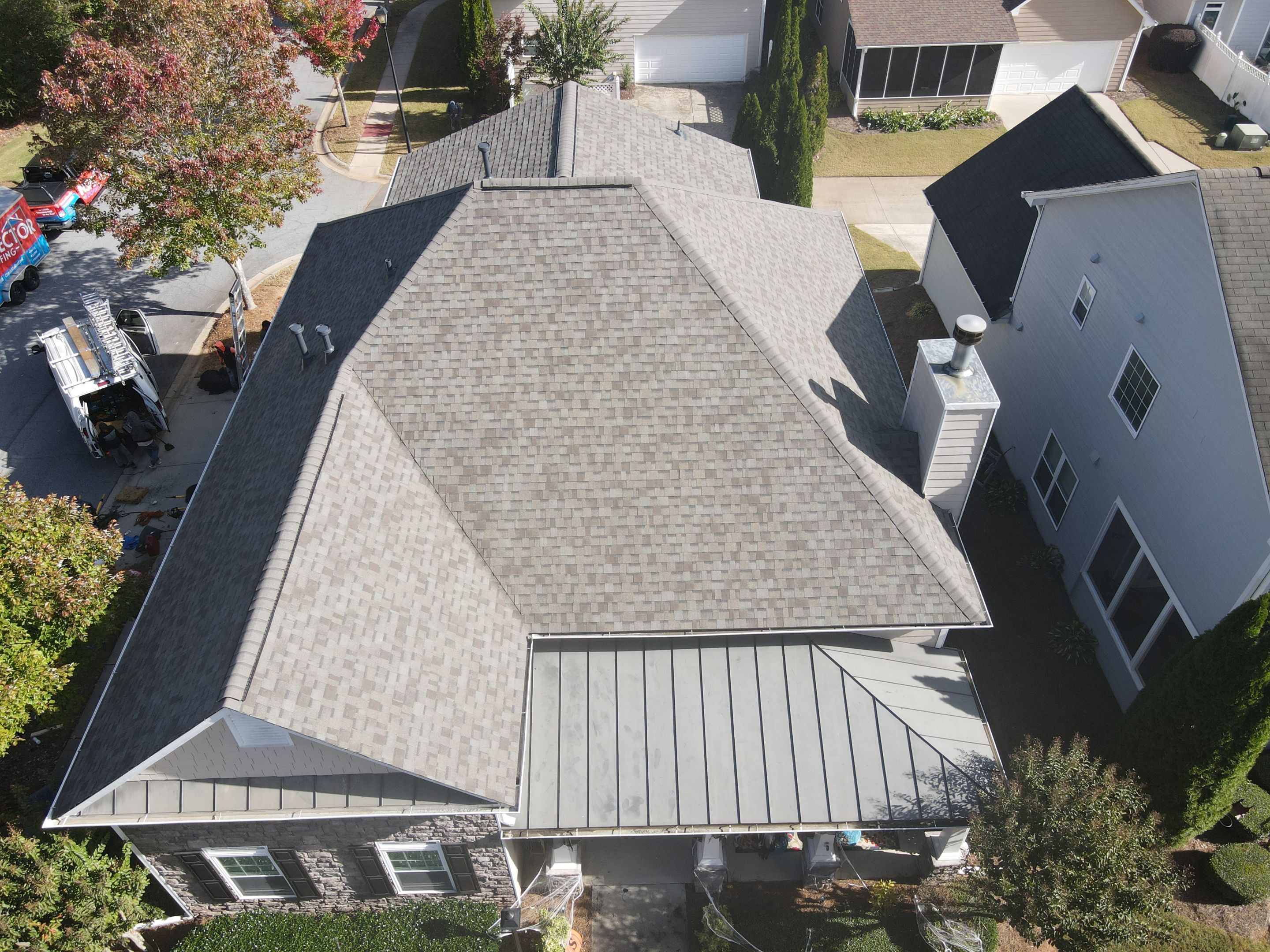 Residential Roofing Installation using Owens Corning by Inspector Roofing and Restoration