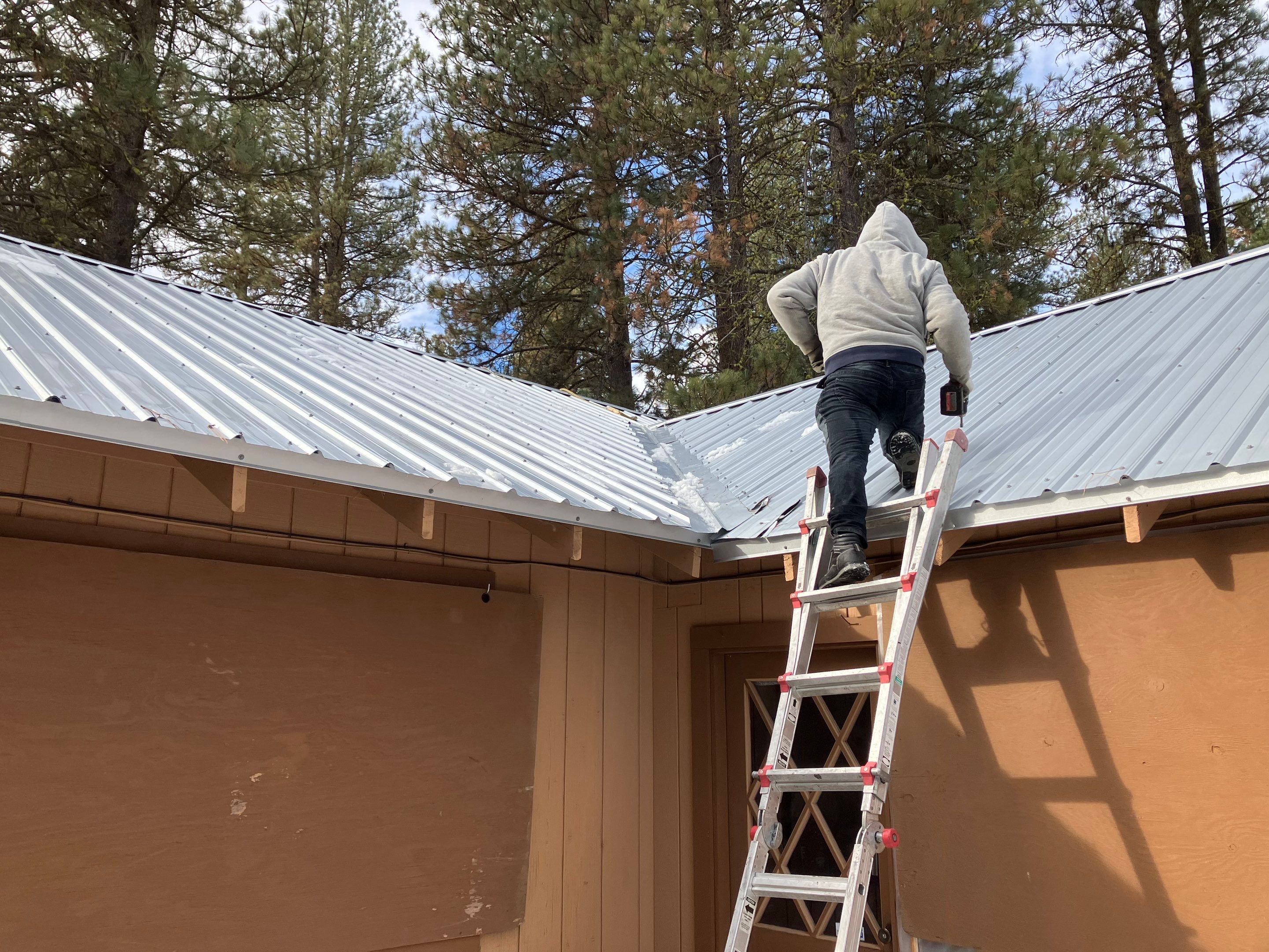 Idaho City, ID., Residential Roofing Installation using Galvanized Steel by ID Roofing LLC