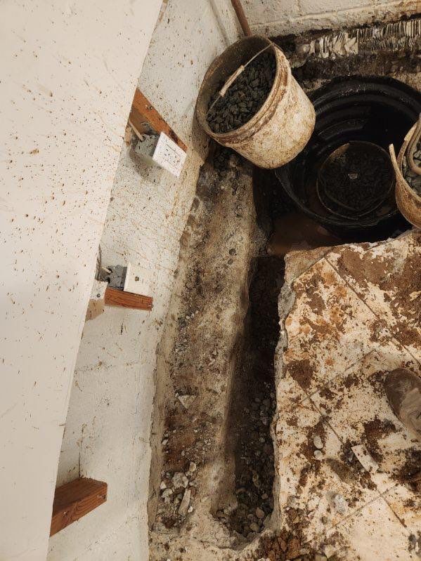 Interior French Drain Parsippany NJ by Pure Service Pro, LLC 