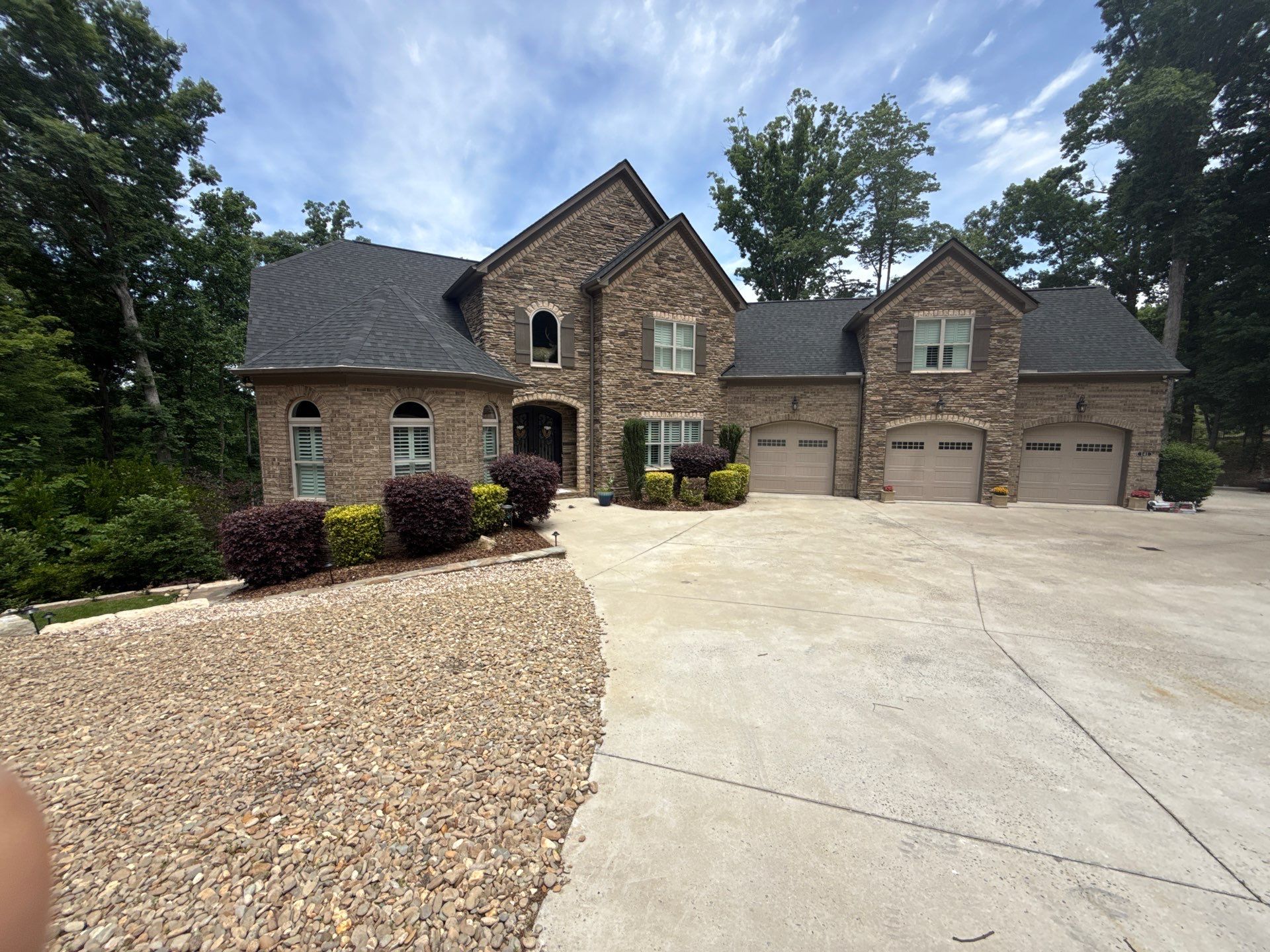 Residential Roofing Installation using TAMKO Titan XT Rustic Black by RISE Roofing & Restoration, LLC