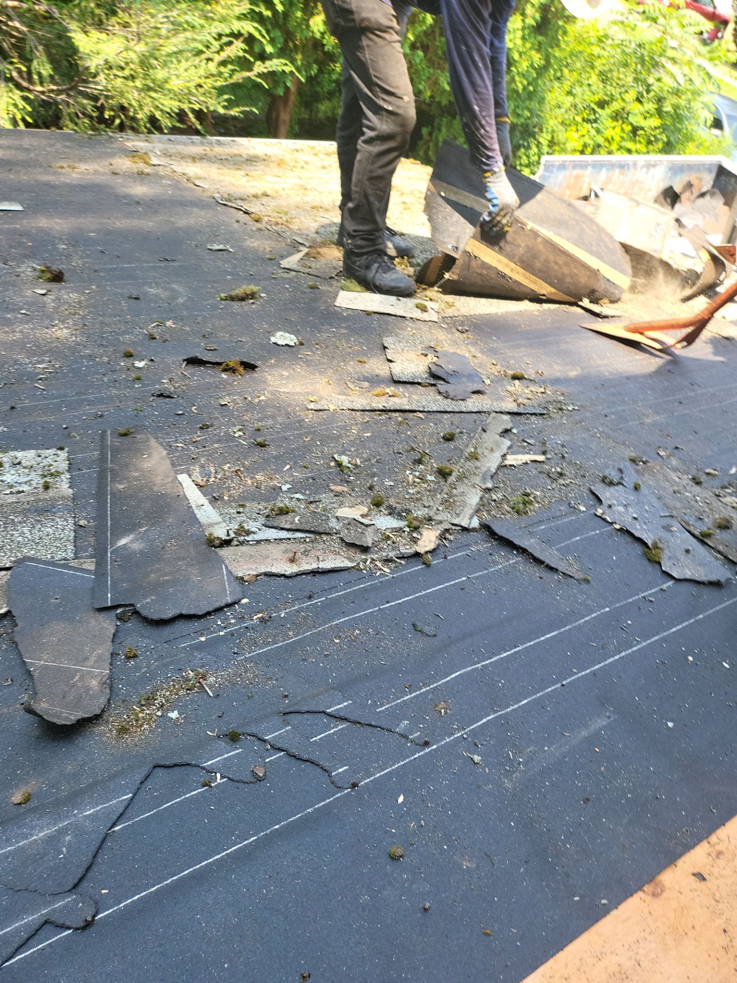 Residential Roofing Installation using Owens Corning Duration Sand Castle by A Plus Exterior