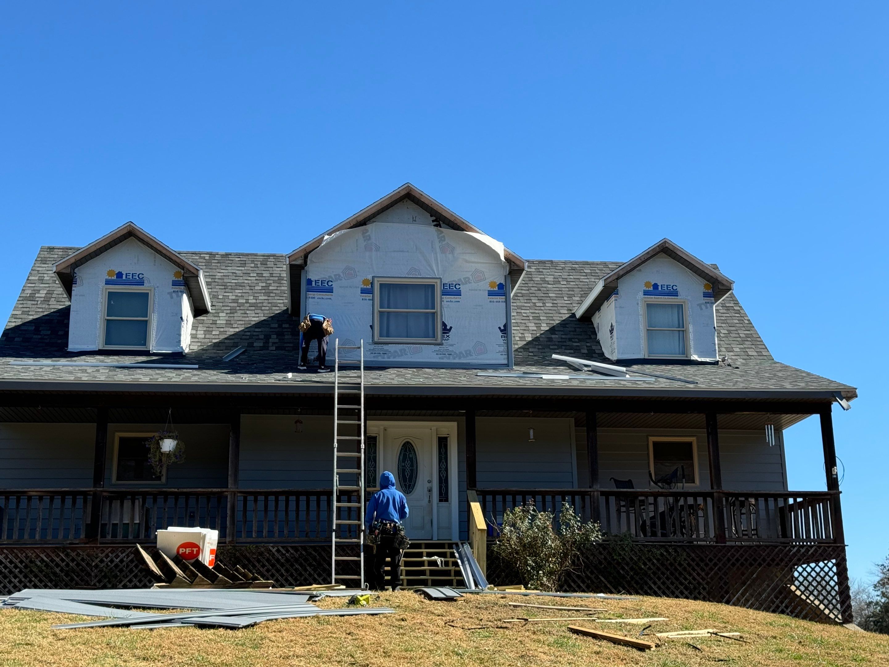 Comprehensive Roof and Siding Replacement Project in Lincoln, MO by EEC Windows, Siding & Roofing
