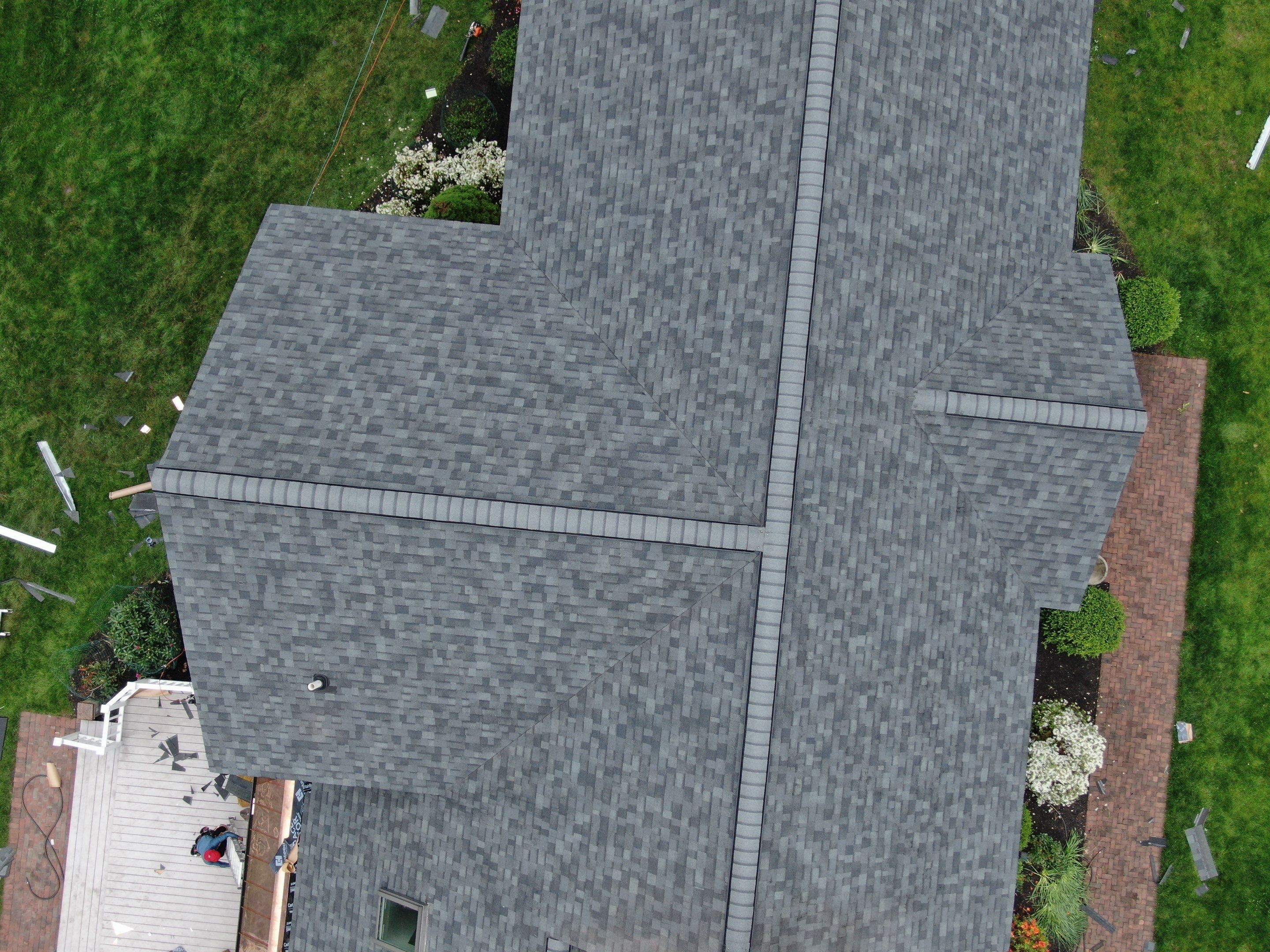 Roof Replacement with Owens Corning Shingles and Copper Flashing by Mighty Dog Roofing of Greater Middlesex County
