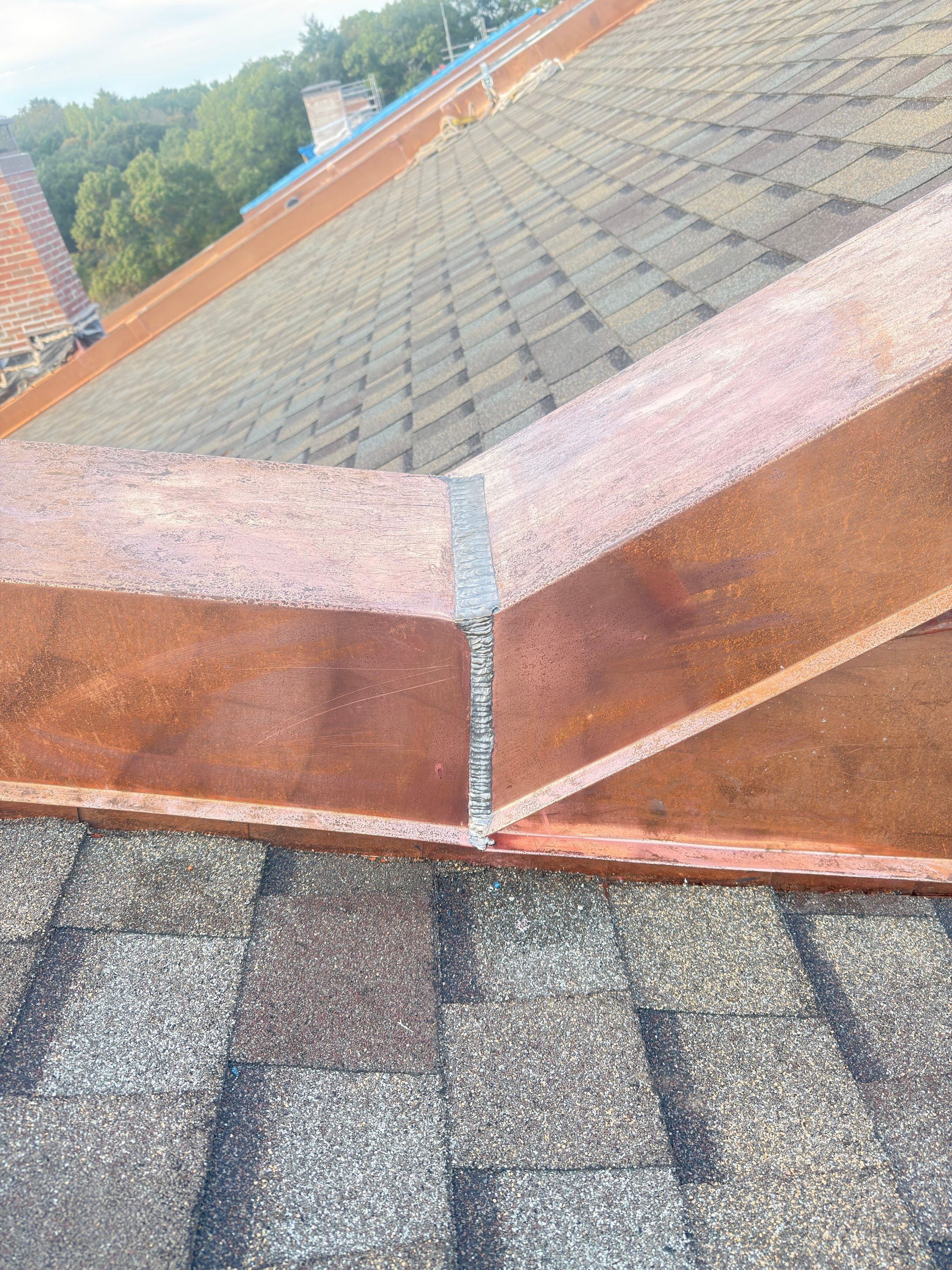 Copper Work - Cabot Estates Condos - Jamaica Plains, MA  by Rinaldi Roofing 