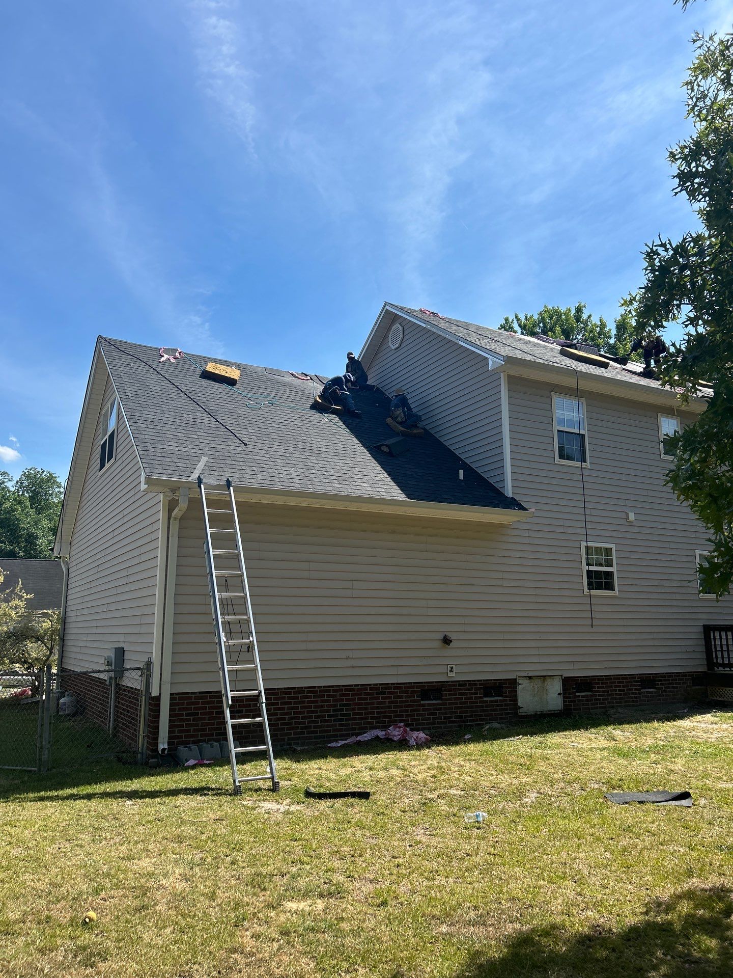 Residential Roofing Installation using Owens Corning by Karcher Roofing & Construction