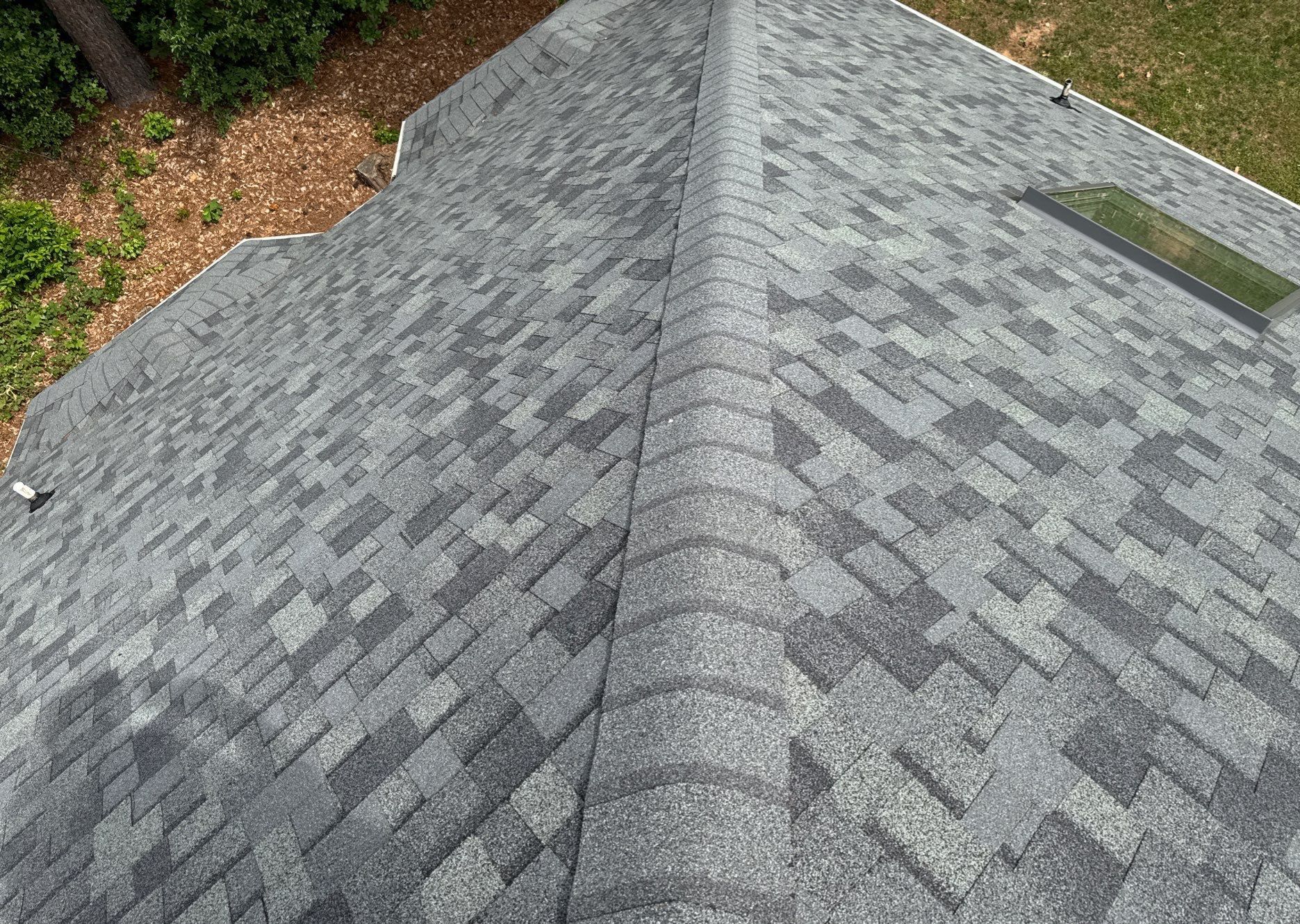 Residential Roof Replacement with Owens Corning Duration Architectural Shingles and 5 Velux Skylights in Charlotte, North Carolina by Merritt Roofing LLC