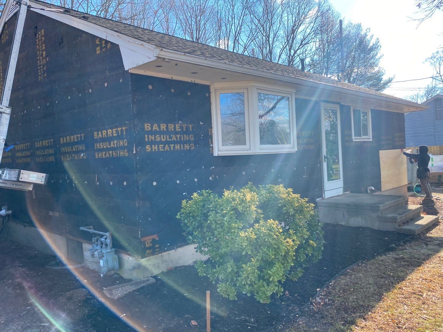 Siding Installation using Certainteed Mainstreet Forest Green by A Plus Exterior