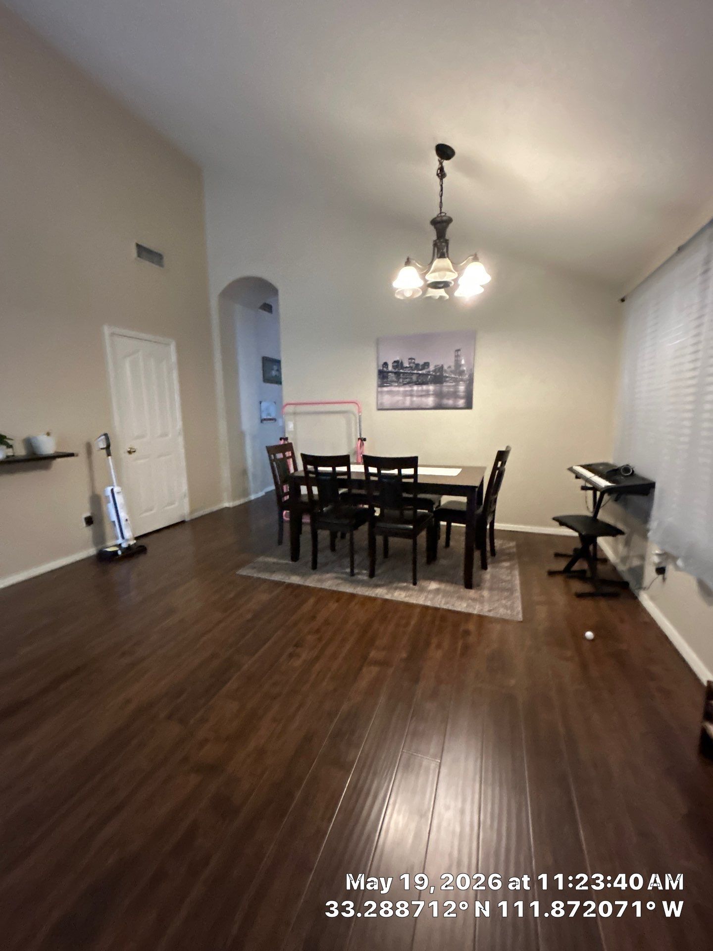 Chandler Interior Remodel Featuring Dark Wood Flooring and Lighting by CompanyCam Sales Demo