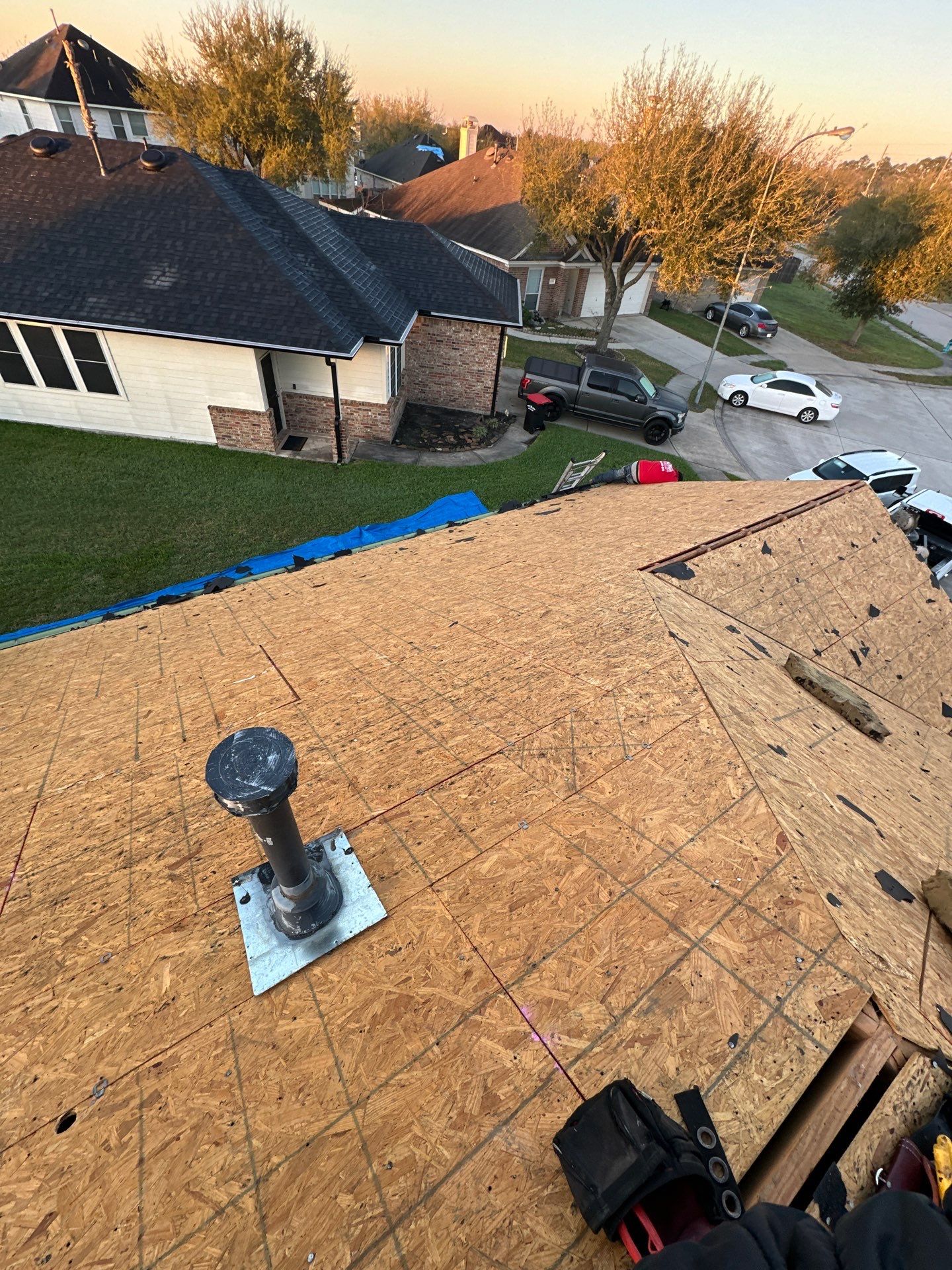 Project in Houston by Motion Roofing