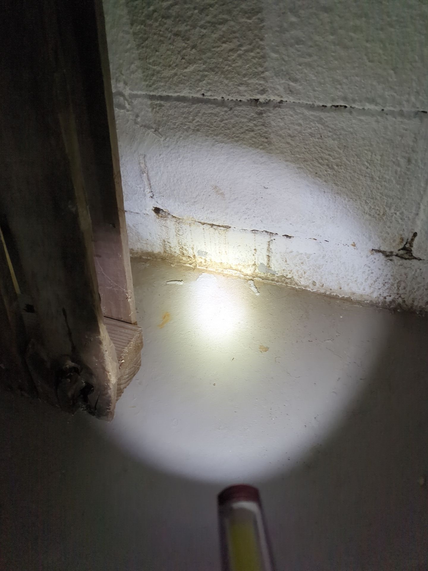Bowing Wall using Fortress Invisibeams  by ACE Waterproofing & Basement Solutions