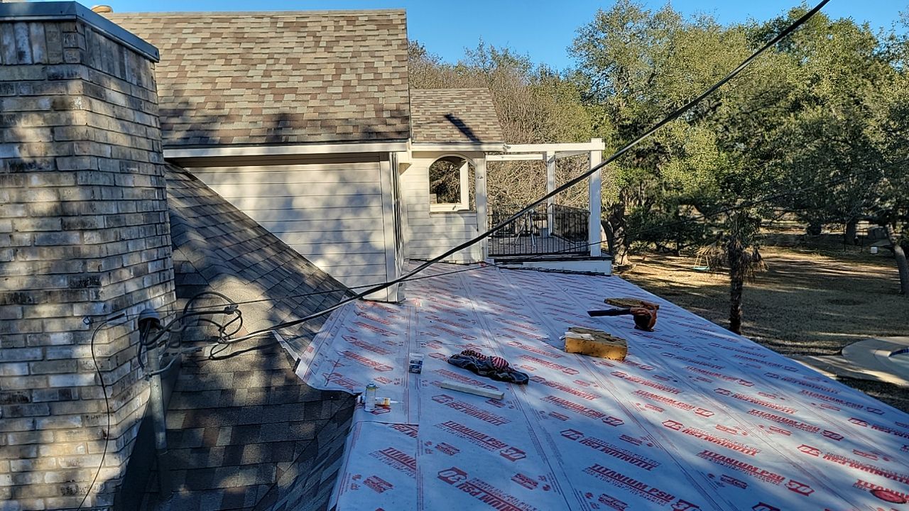 Residential Roof Replacement using Owens Corning Duration by Action Exteriors Austin