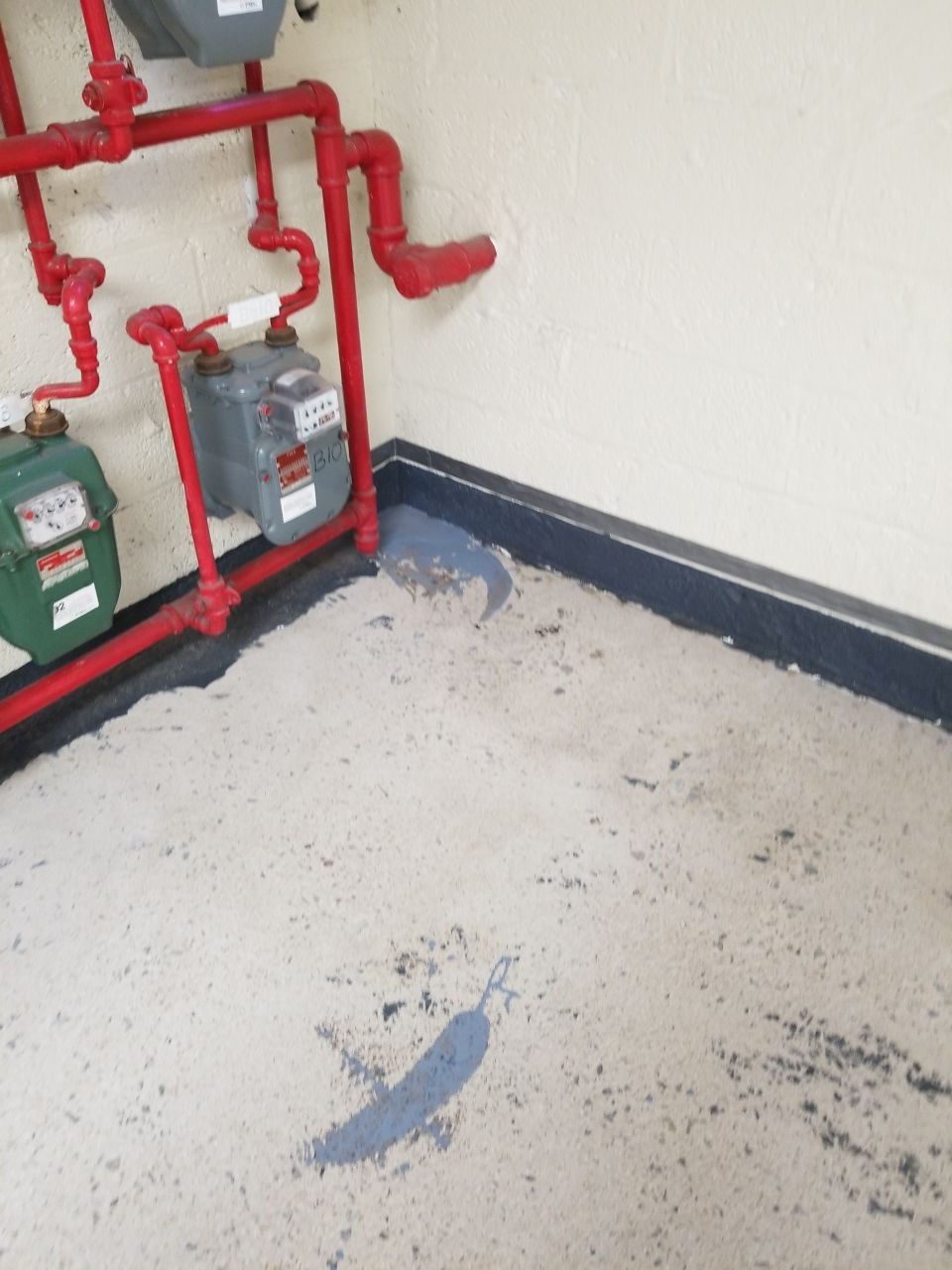 Laundry Room Floor Coating using Penntek- Silver Creek by Spectrum Painting, LLC