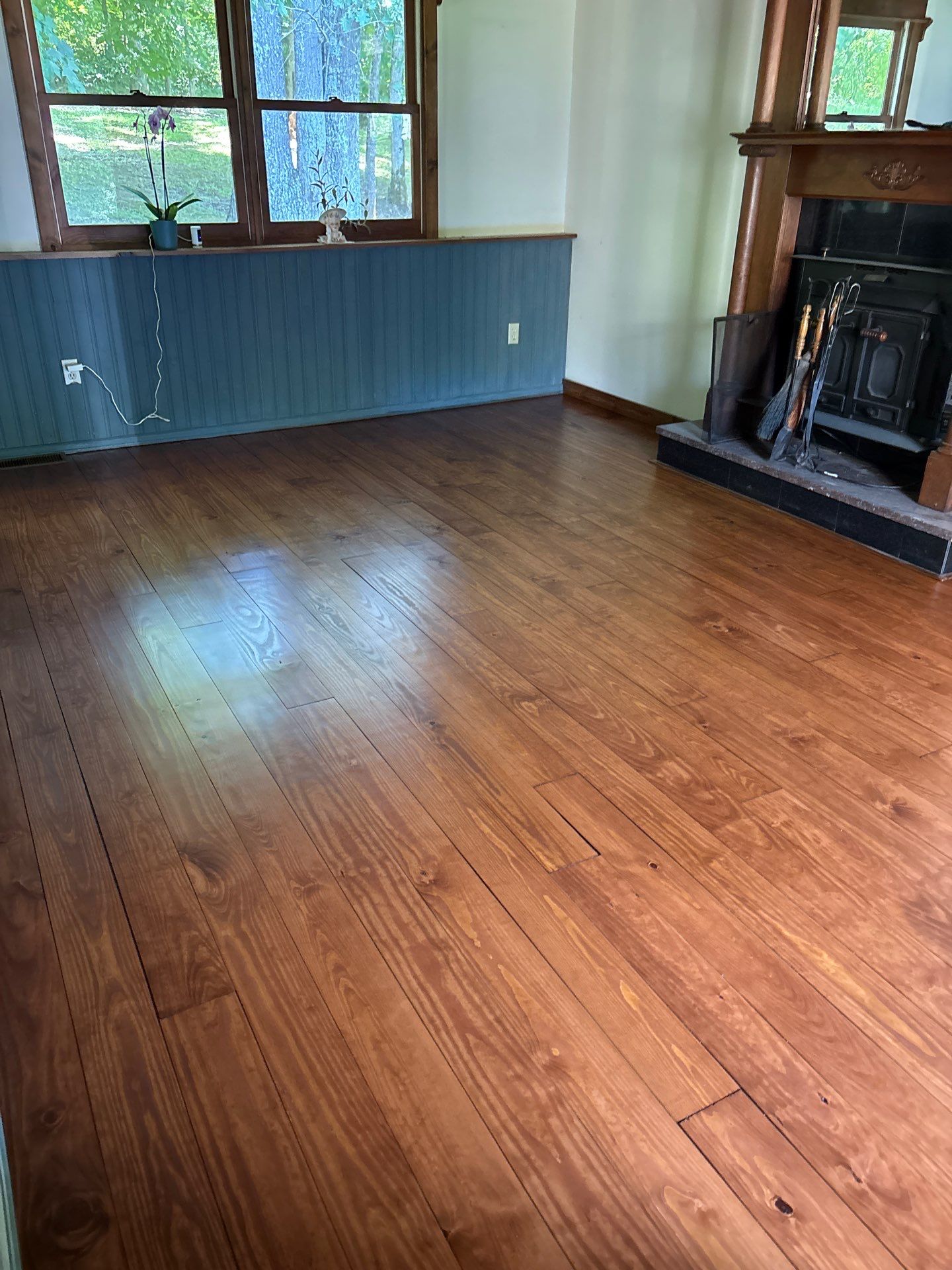 Hardwood Floor Sanding and Refinishing Project in Walton, Kentucky by Footprints Floors Kentucky