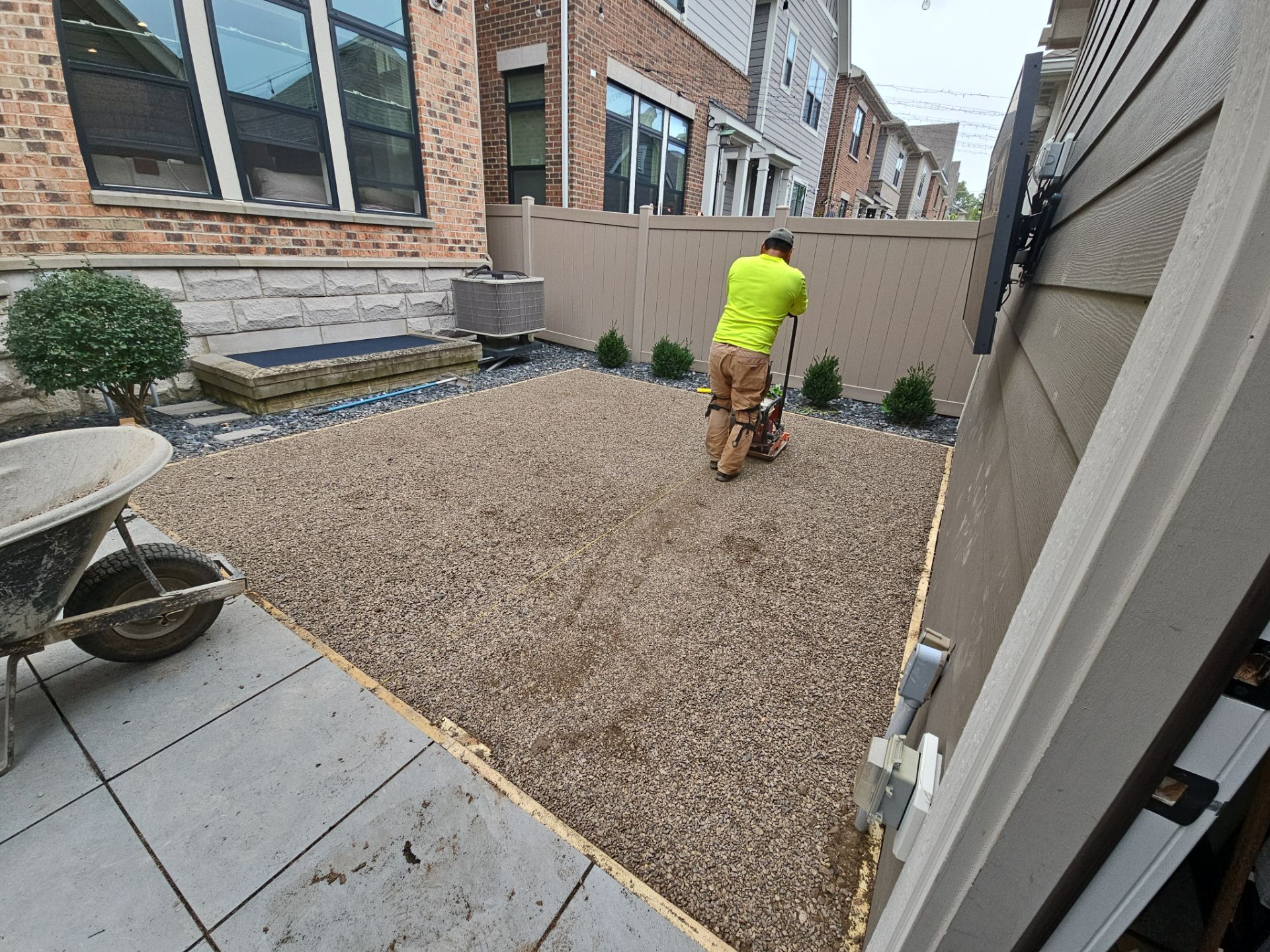 Backyard Paver to Turf Renovation by Southwest Greens Midwest