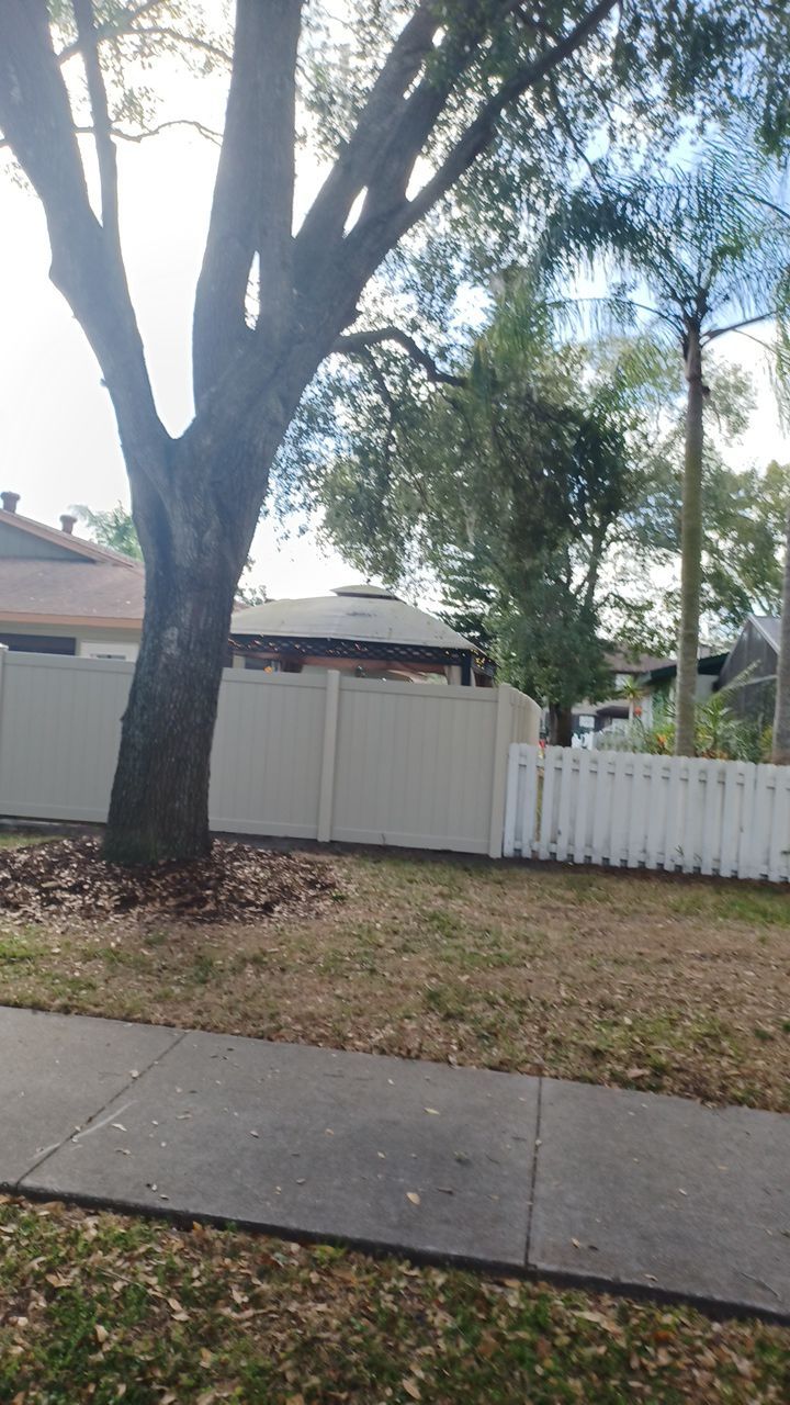 Sarasota, FL 6ft. Tall Tan Vinyl Privacy Fence  by Asap fence and gates, LLC
