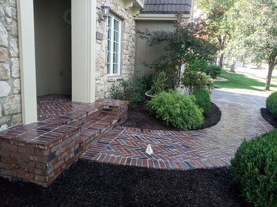 New Driveway and Sidewalk