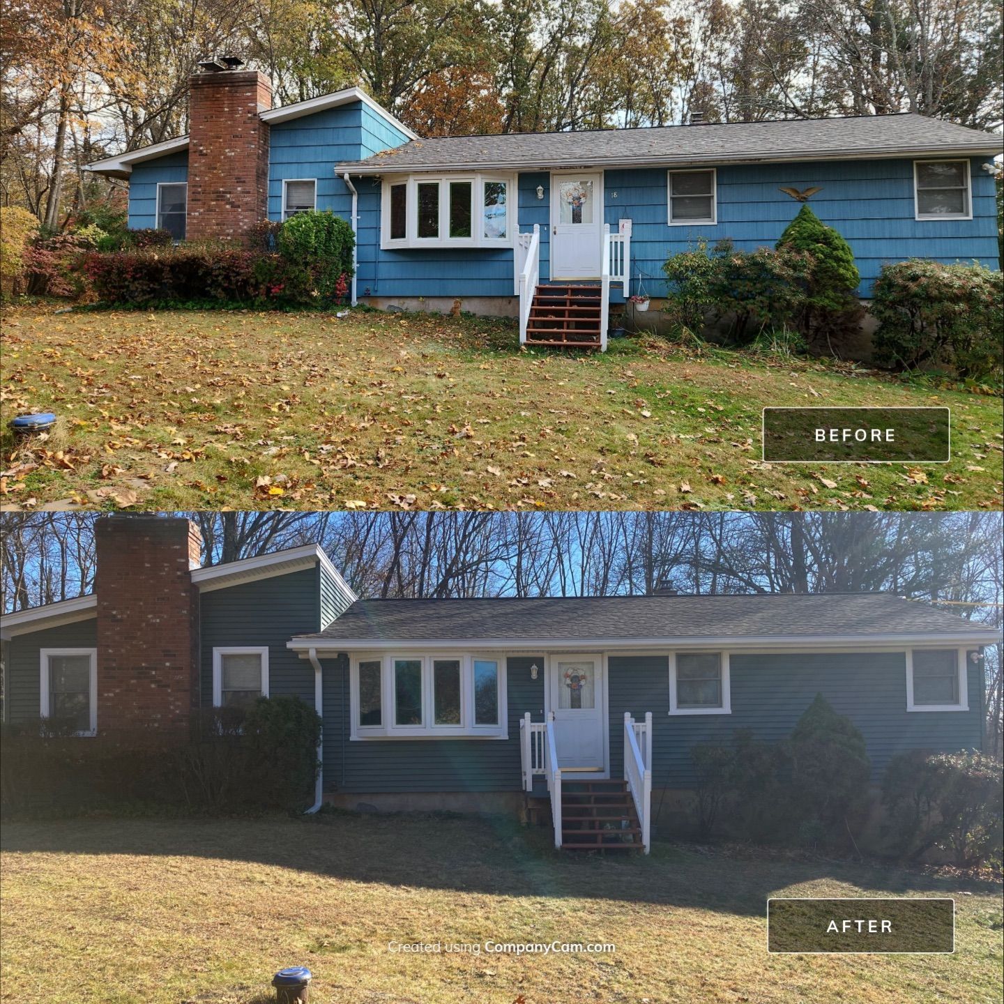 Beautiful siding transformation with Cert. Monogram D/4 x 12'6" Clapboard, Forest by DiGiorgi Roofing and Siding Inc