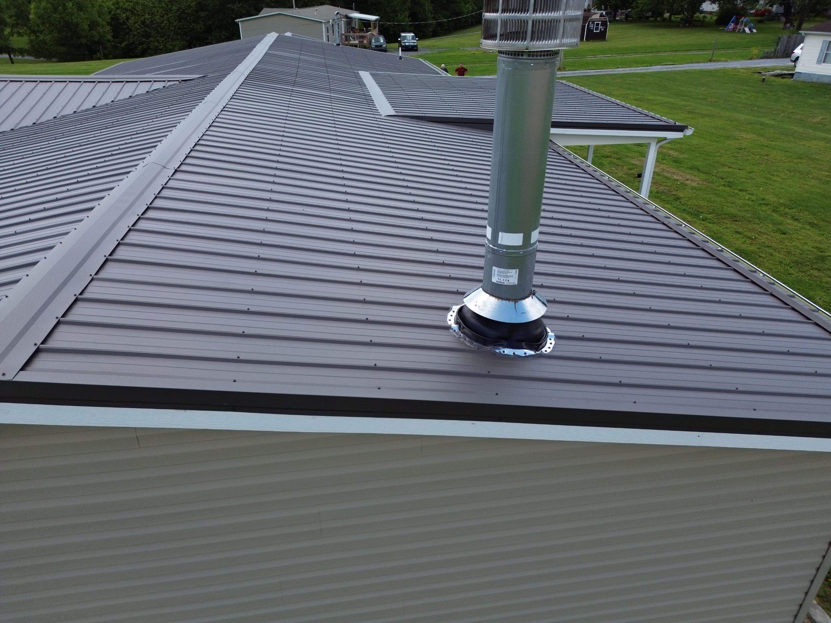 Burnished Slate Frost AG Panel by Omnia Roofing