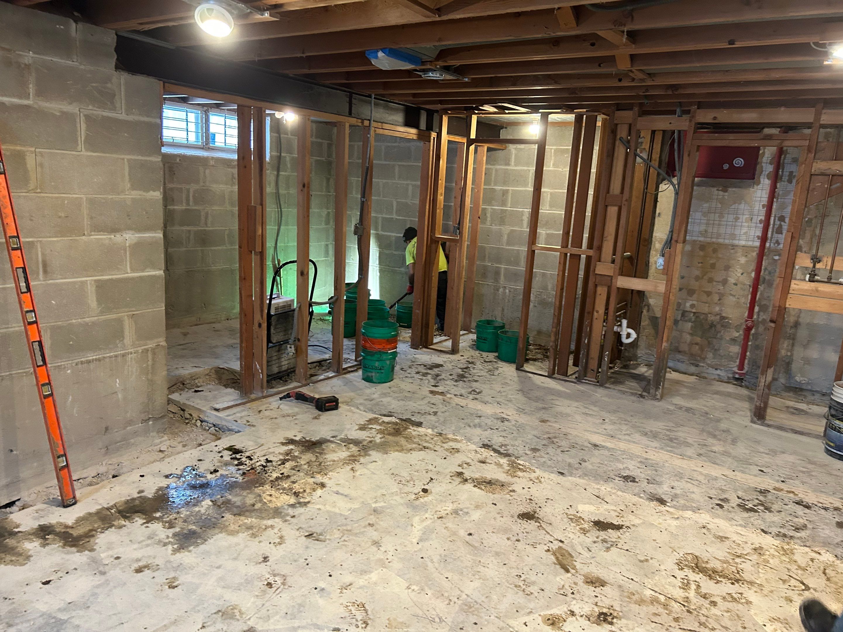 Drain tile for a General Contractor Partner by Waterproofing Northeast