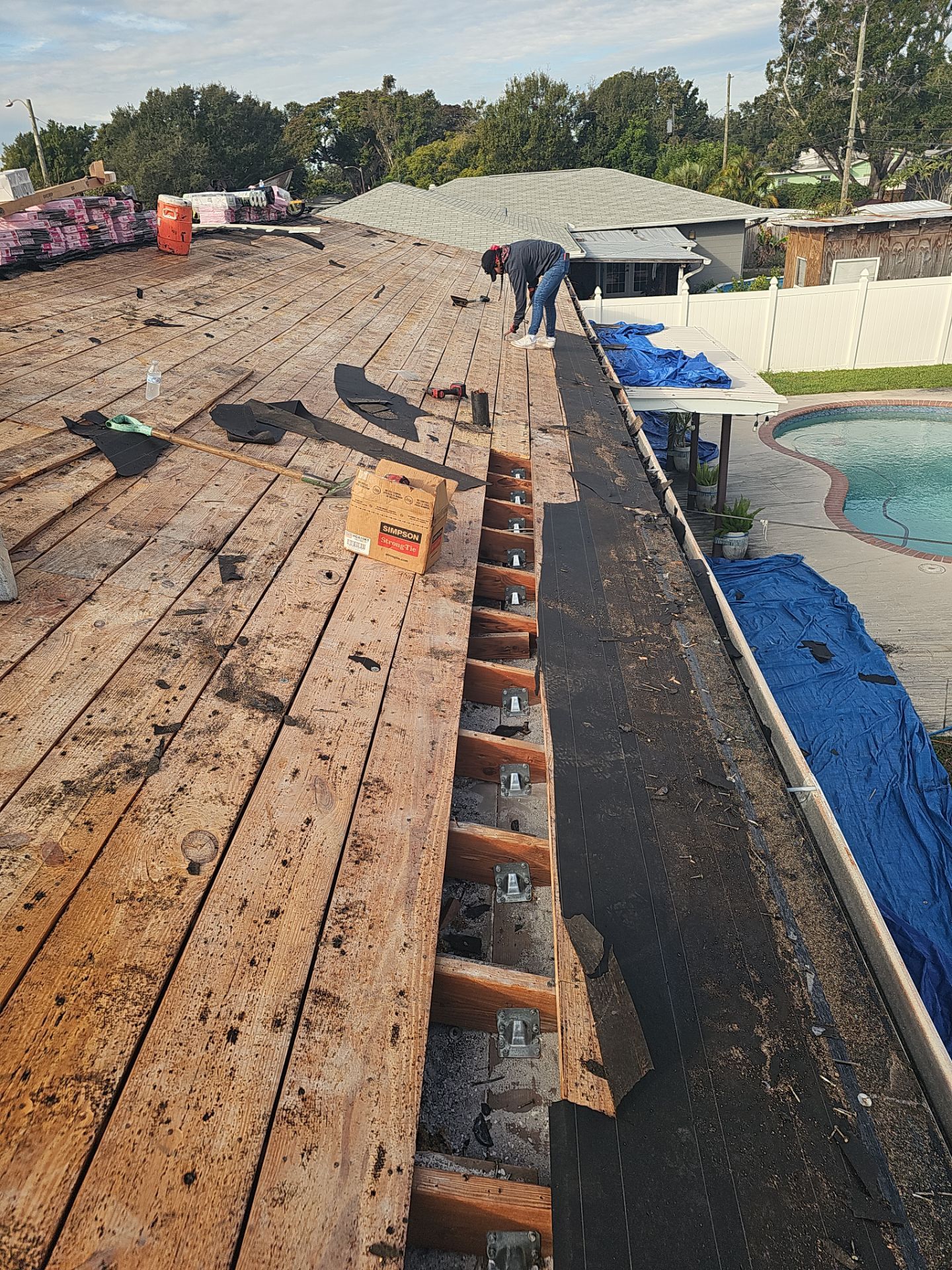 Project in St. Petersburg 33713 by Mitchell Roofing Company LLC 